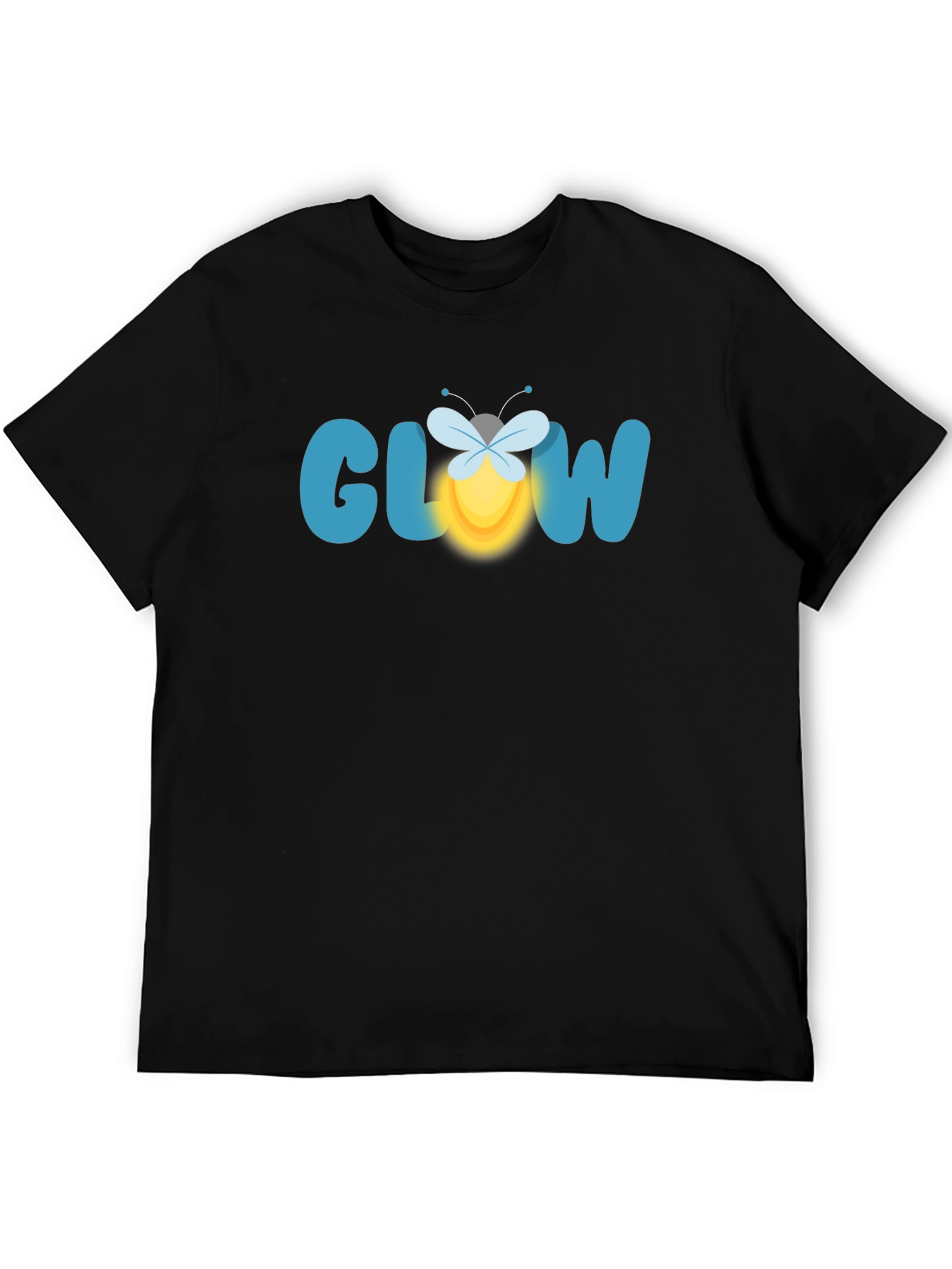 Glow Firefly Graphic Tee - Black