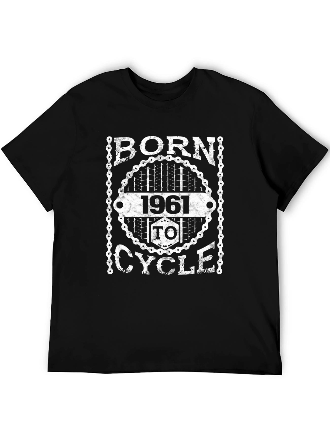 Born 1961 to Cycle Black T-Shirt