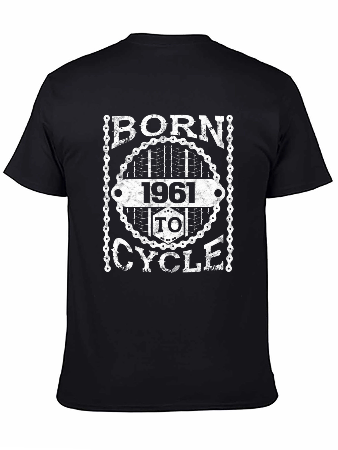 Born 1961 to Cycle Black T-Shirt