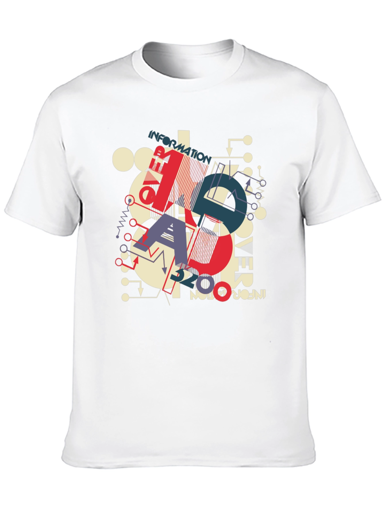 Geometric Information Graphic T-Shirt