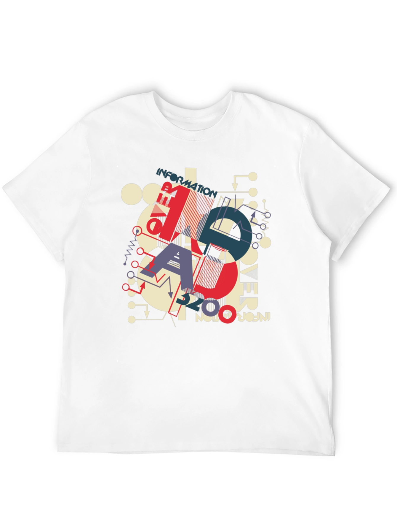 Geometric Information Graphic T-Shirt