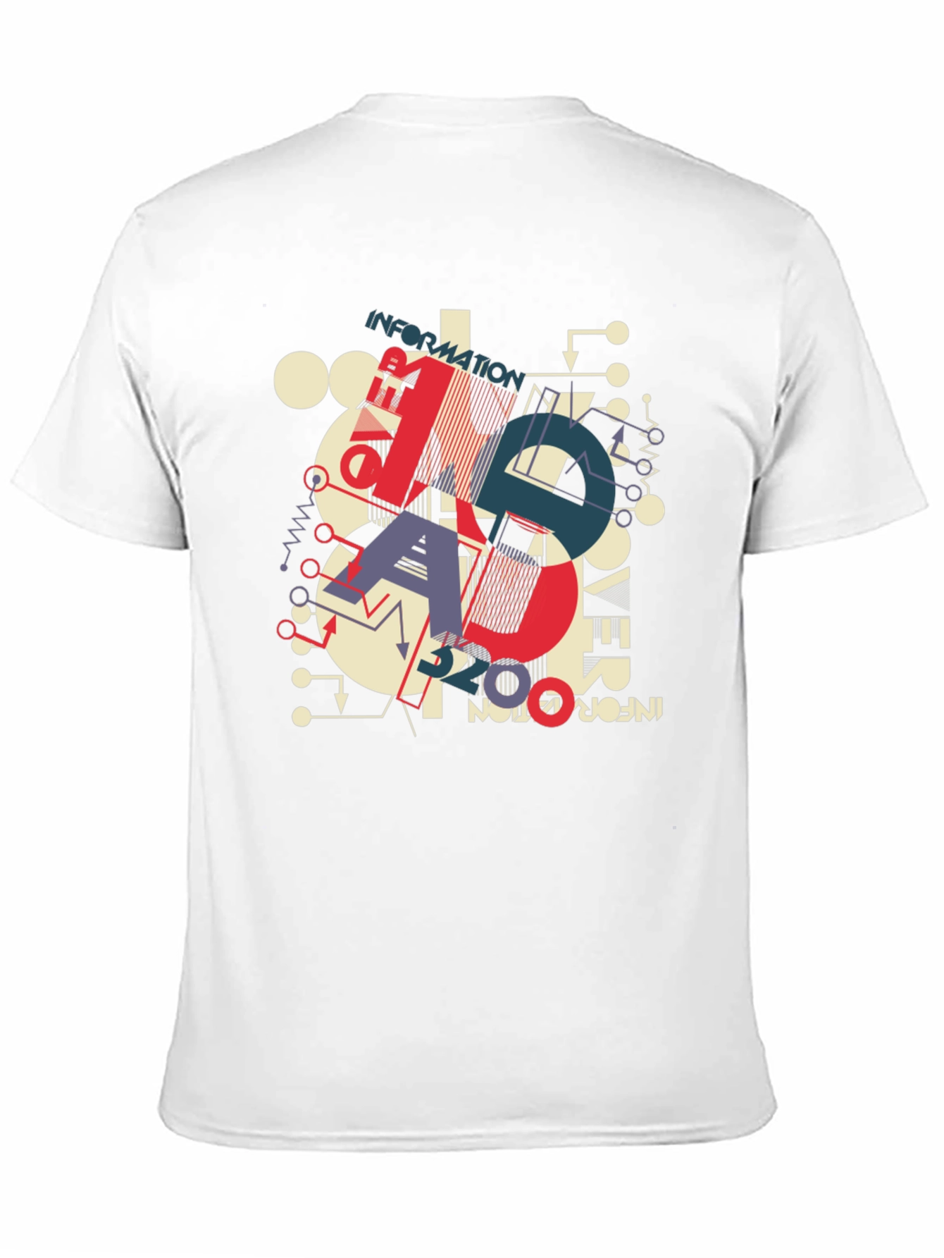 Geometric Information Graphic T-Shirt