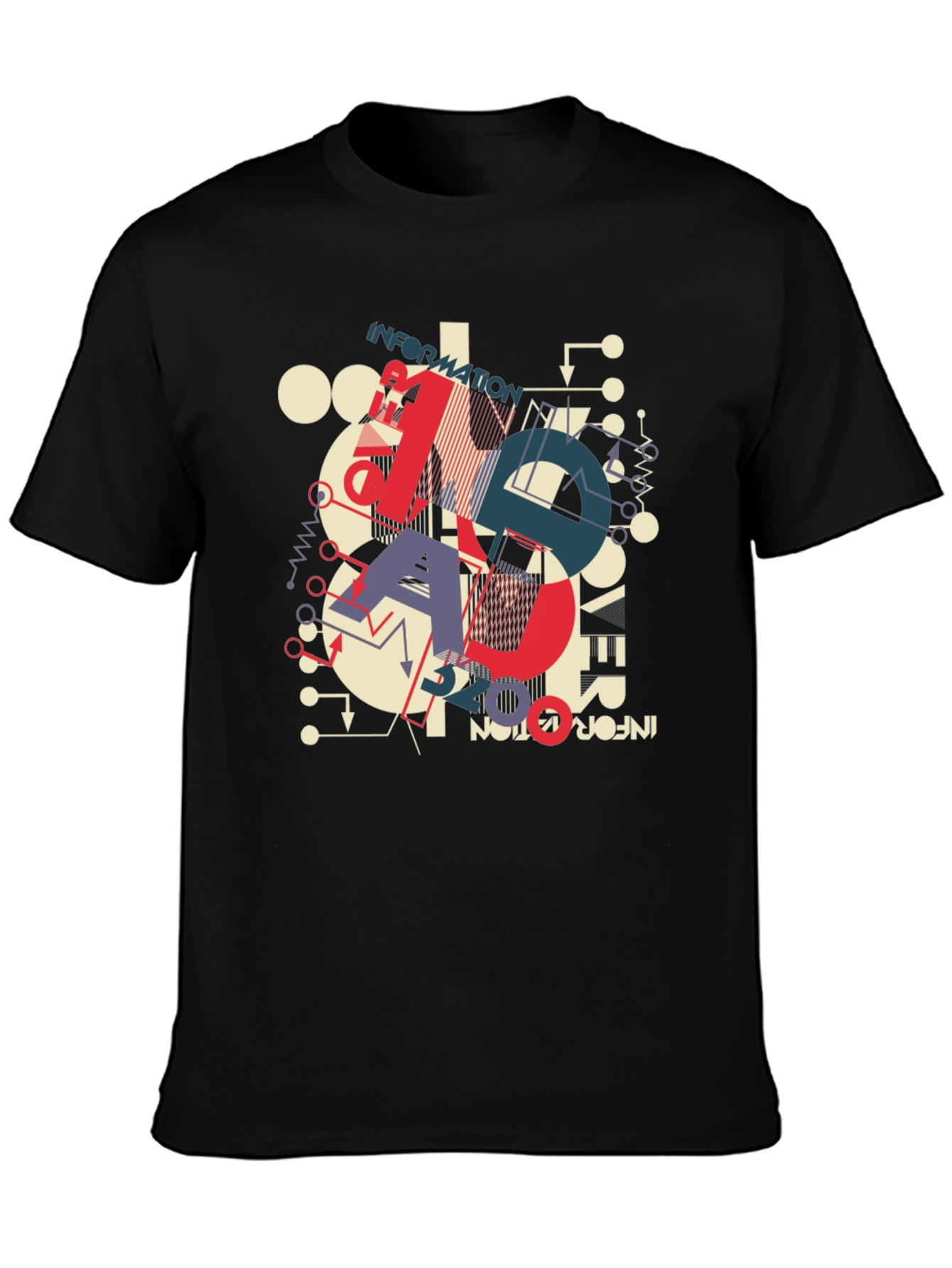 Geometric Information Graphic T-Shirt