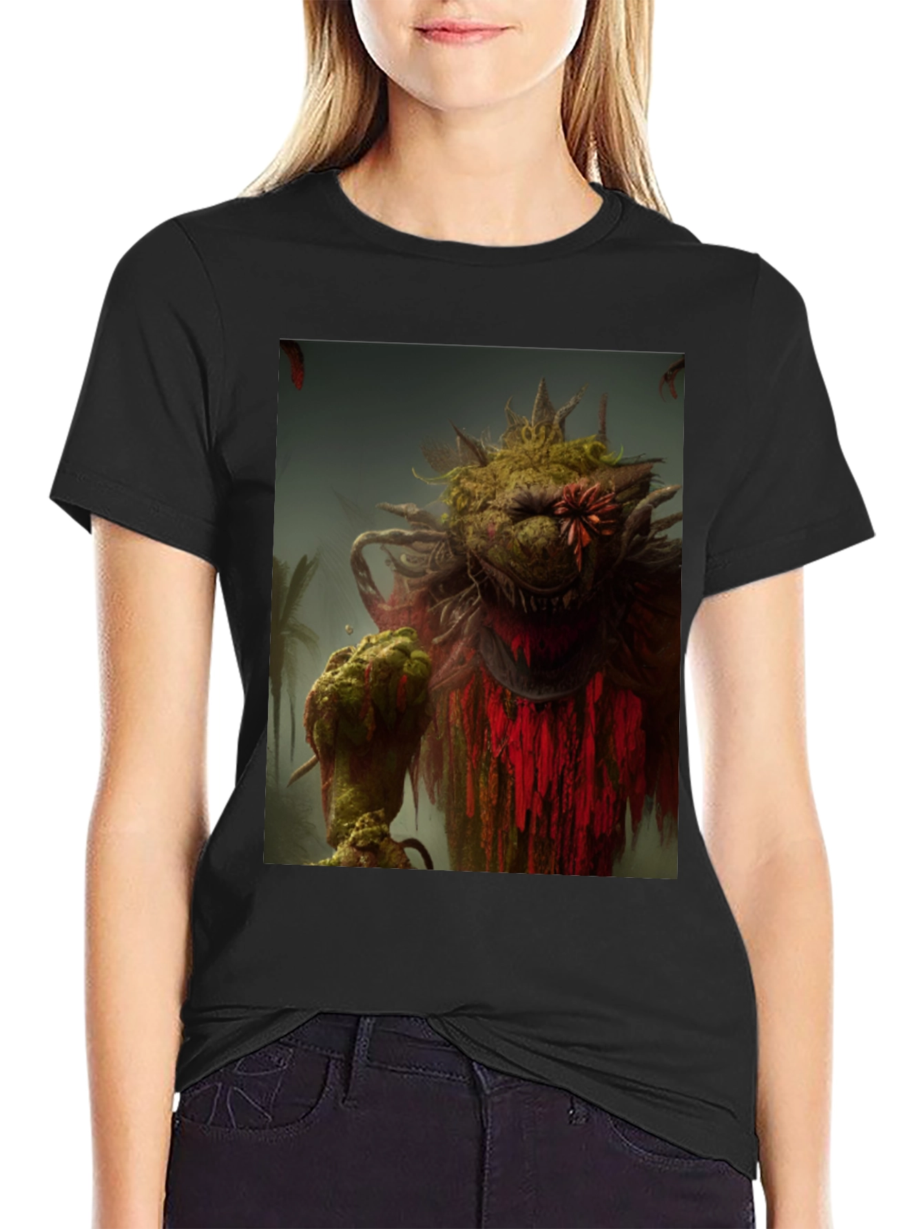 Monster Graphic Tee - Unique Print T-Shirt