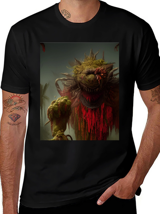Monster Graphic Tee - Unique Print T-Shirt