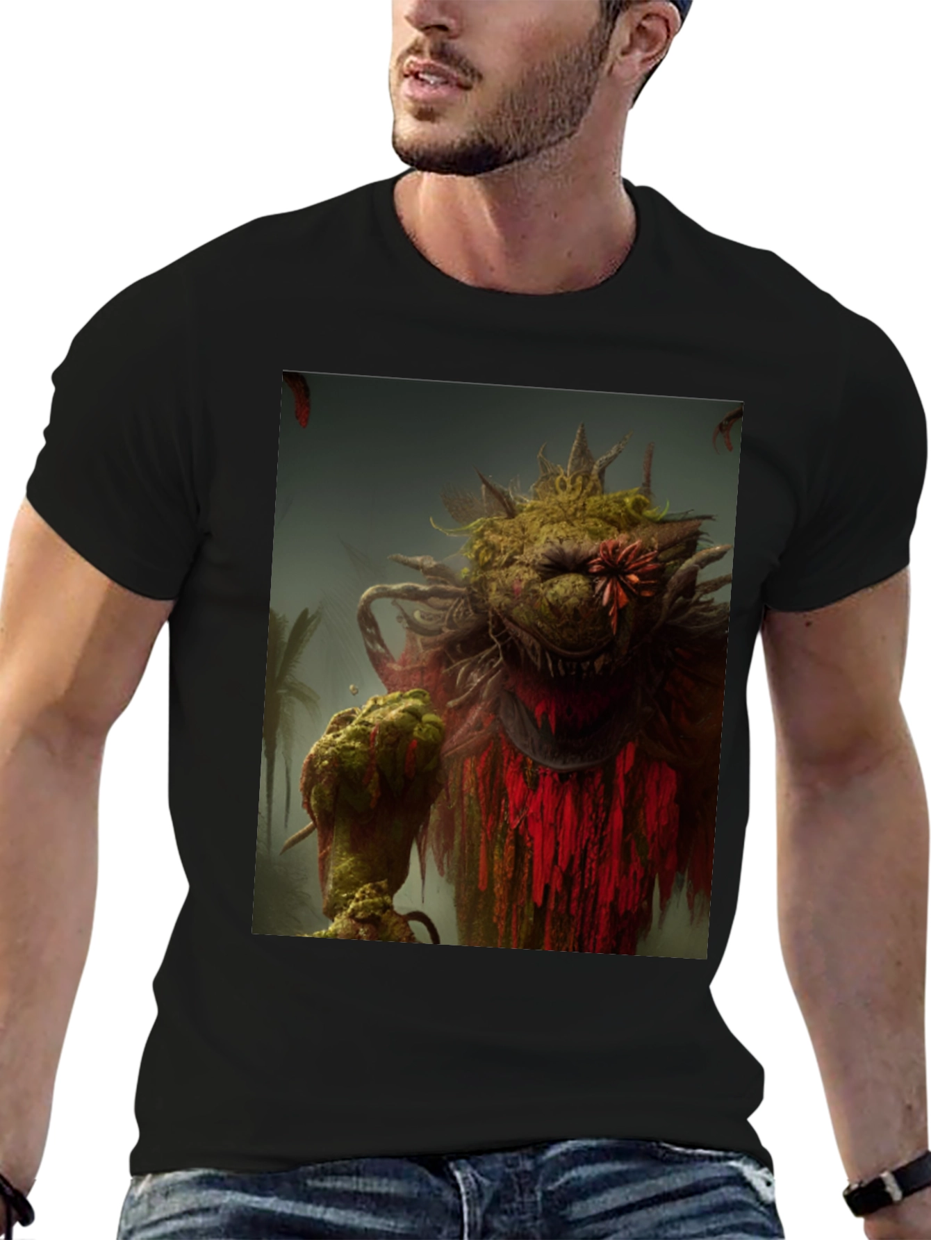Monster Graphic Tee - Unique Print T-Shirt