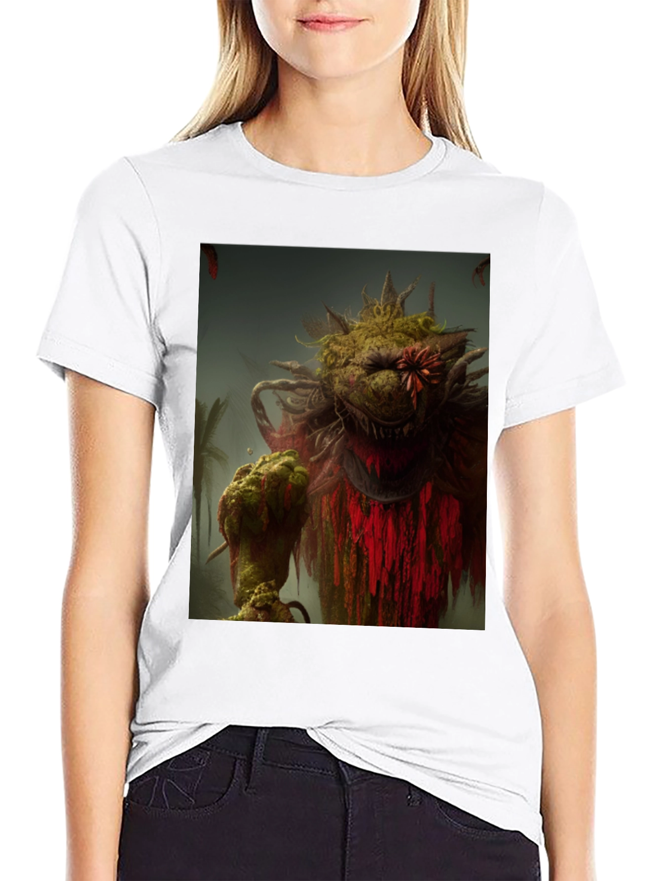Monster Graphic Tee - Unique Print T-Shirt
