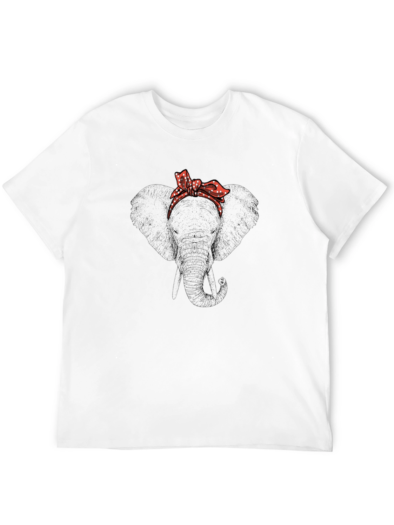 Elephant Headband Graphic Tee