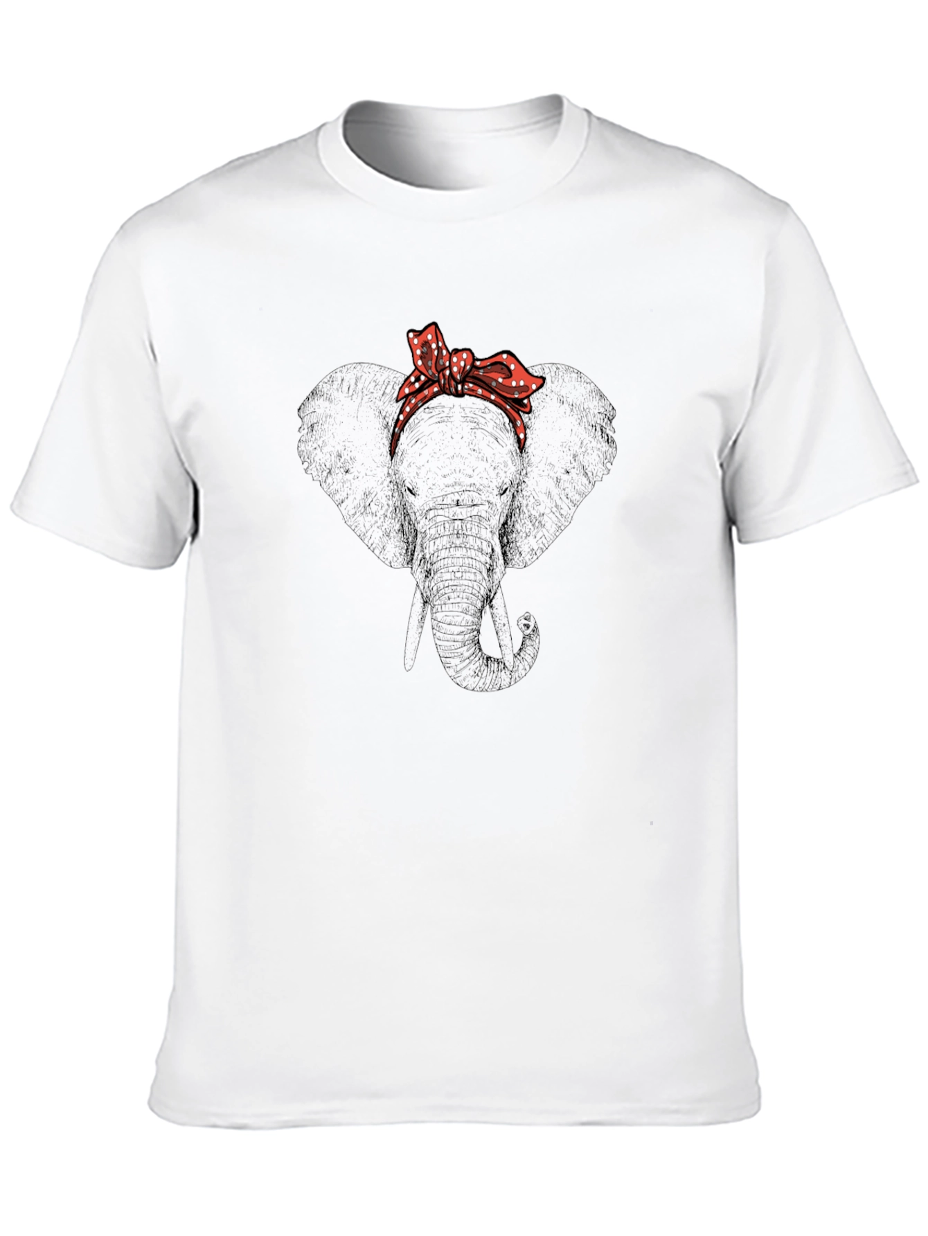 Elephant Headband Graphic Tee