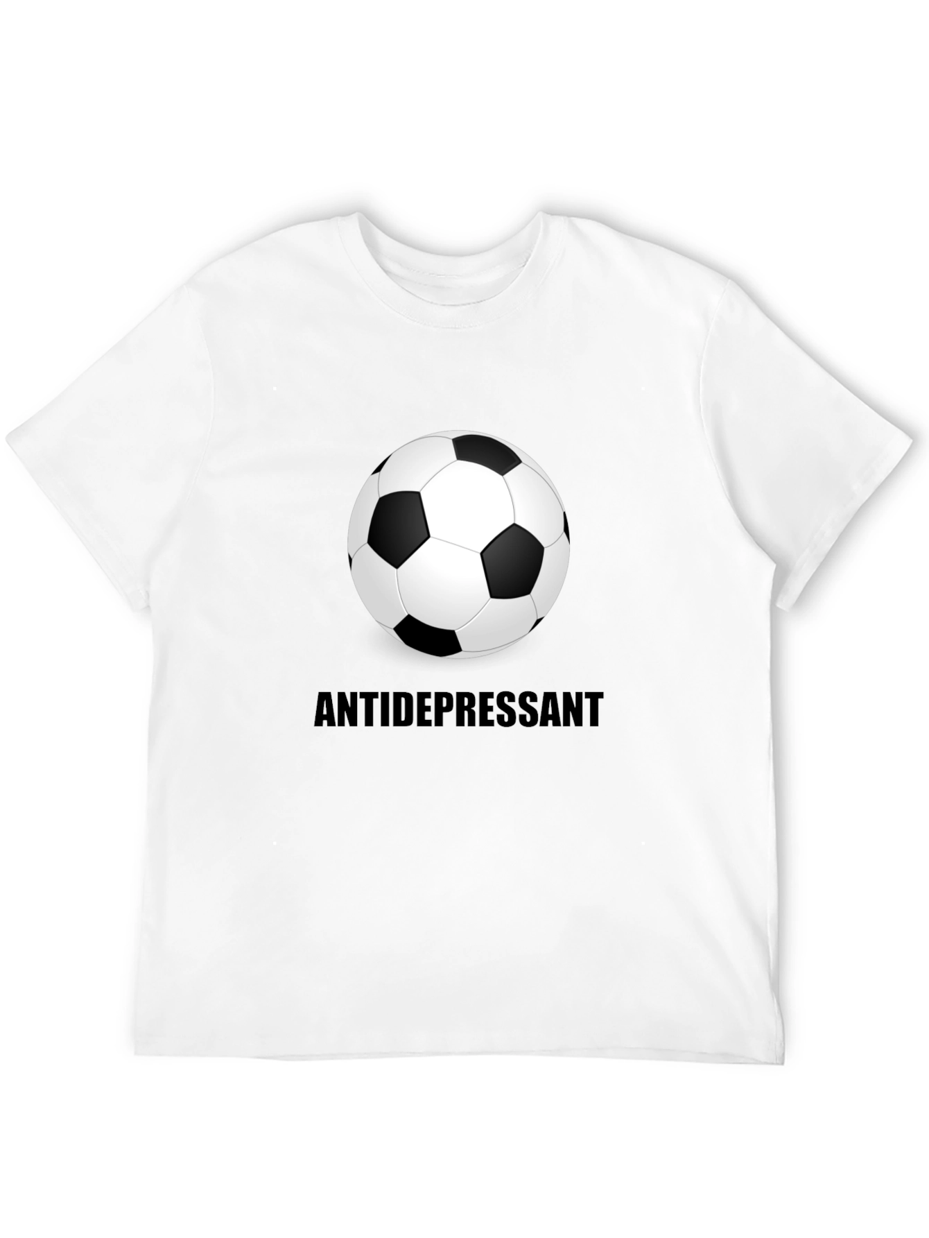 Soccer Ball Antidepressant Graphic Tee