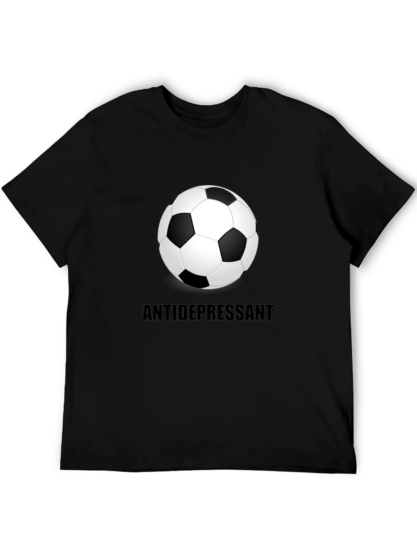 Soccer Ball Antidepressant Graphic Tee