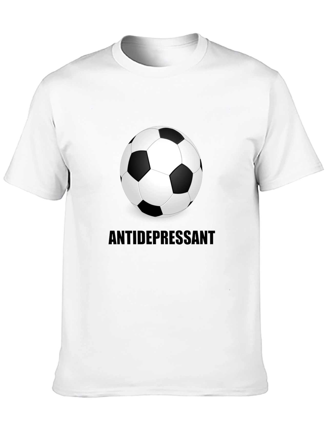 Soccer Ball Antidepressant Graphic Tee