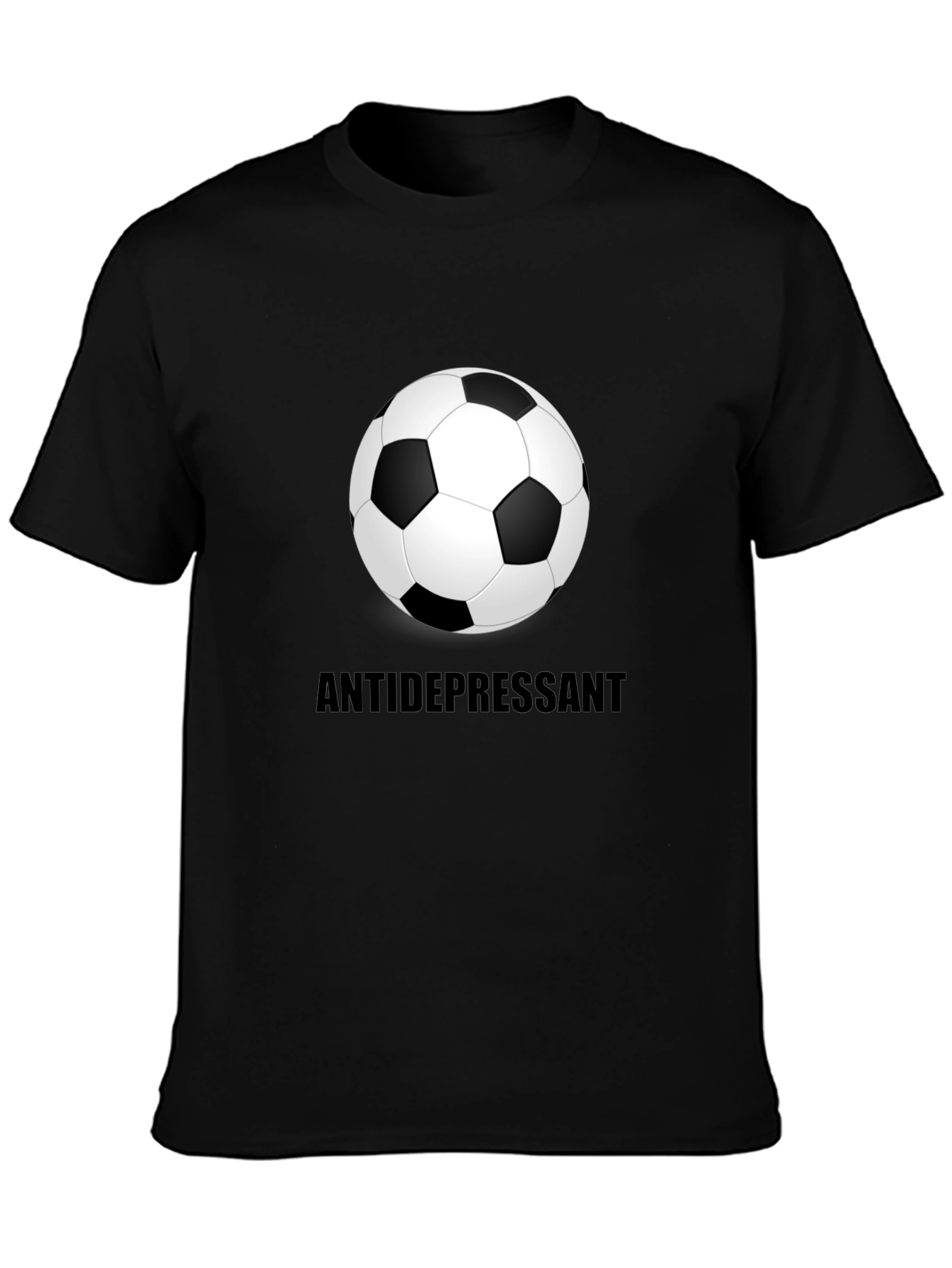 Soccer Ball Antidepressant Graphic Tee