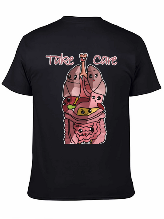 Anatomically Correct Take Care Black T-Shirt