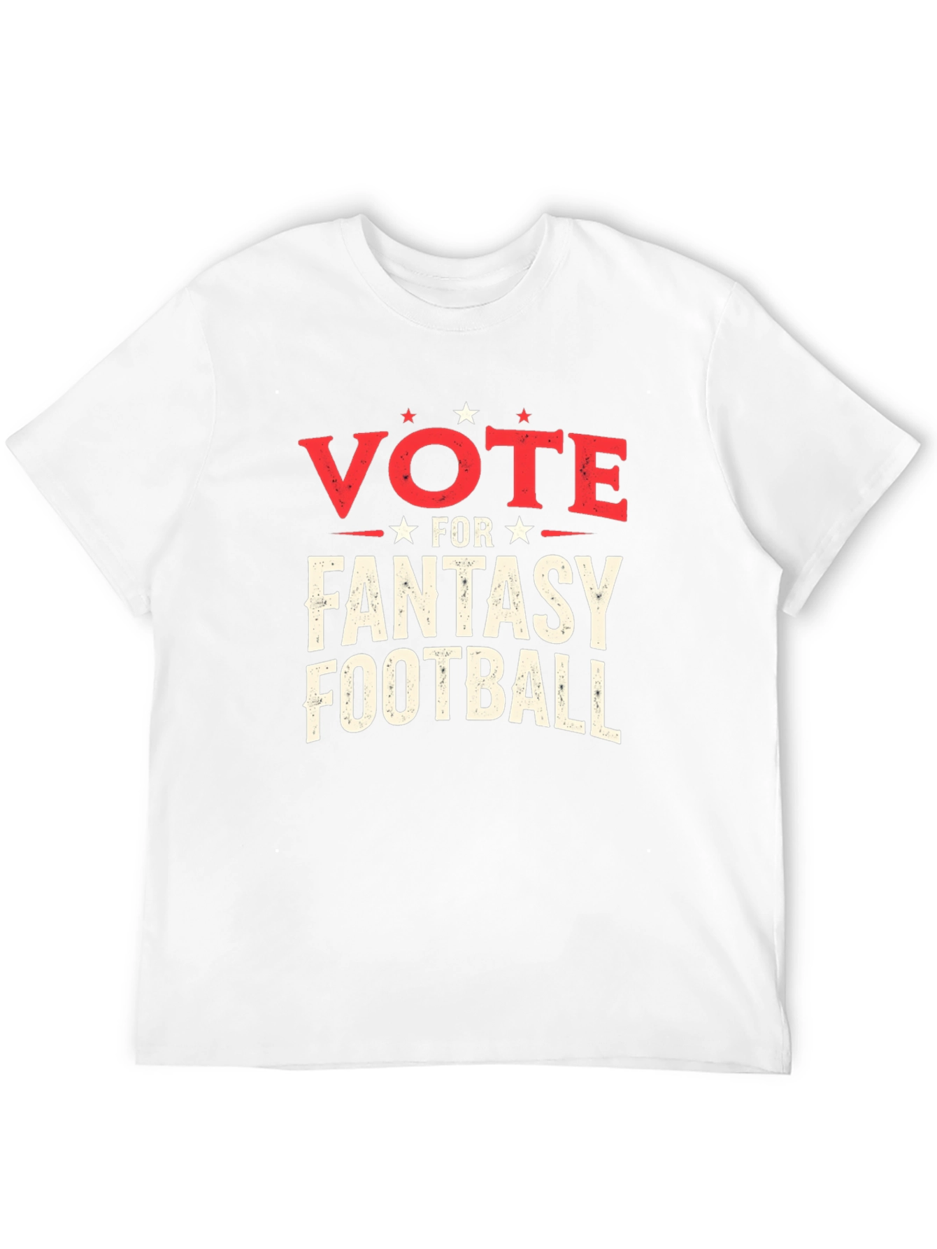 Vote Fantasy Football Black Graphic T-Shirt