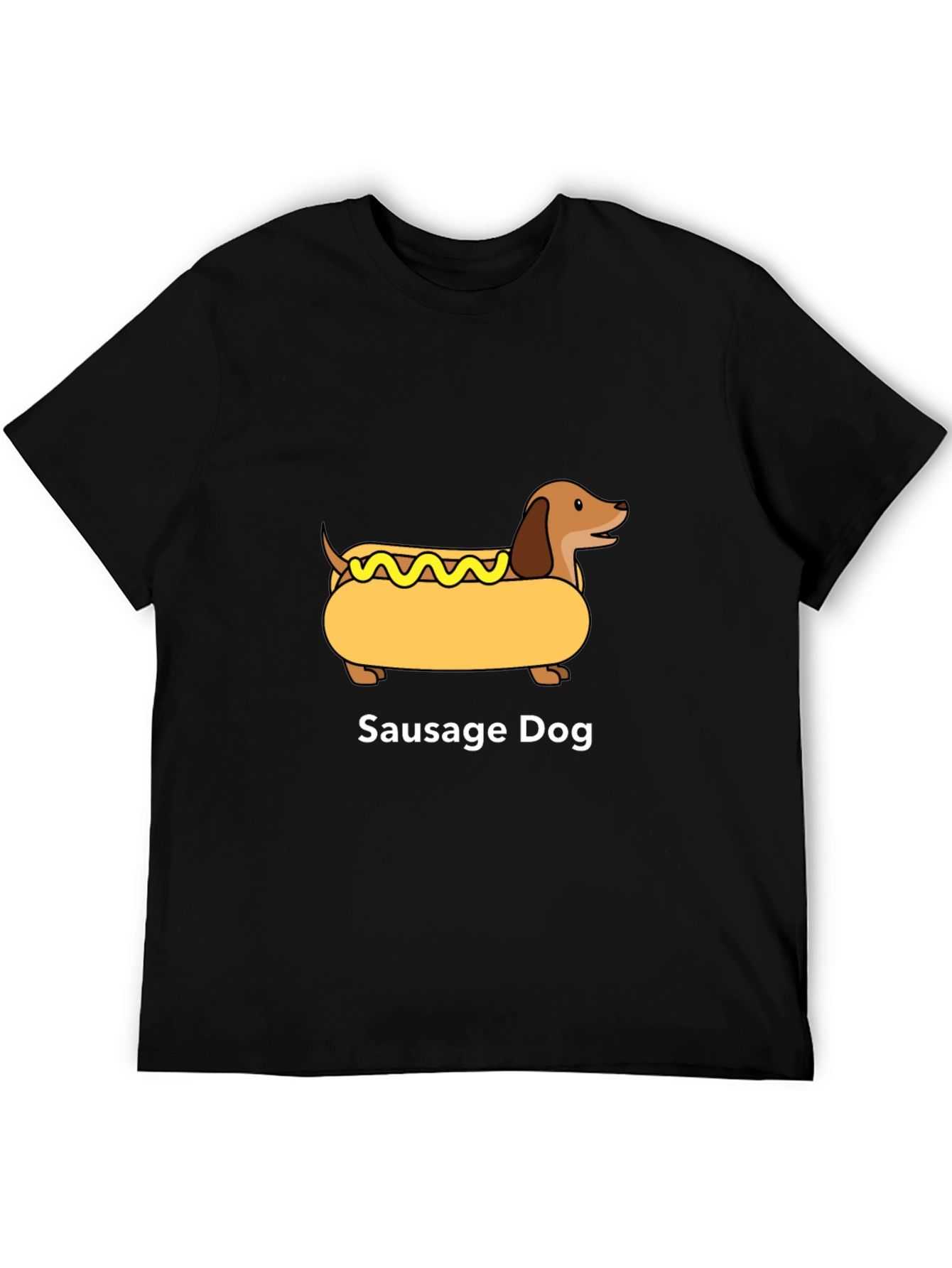 Sausage Dog Graphic T-Shirt - Unisex Cotton Tee