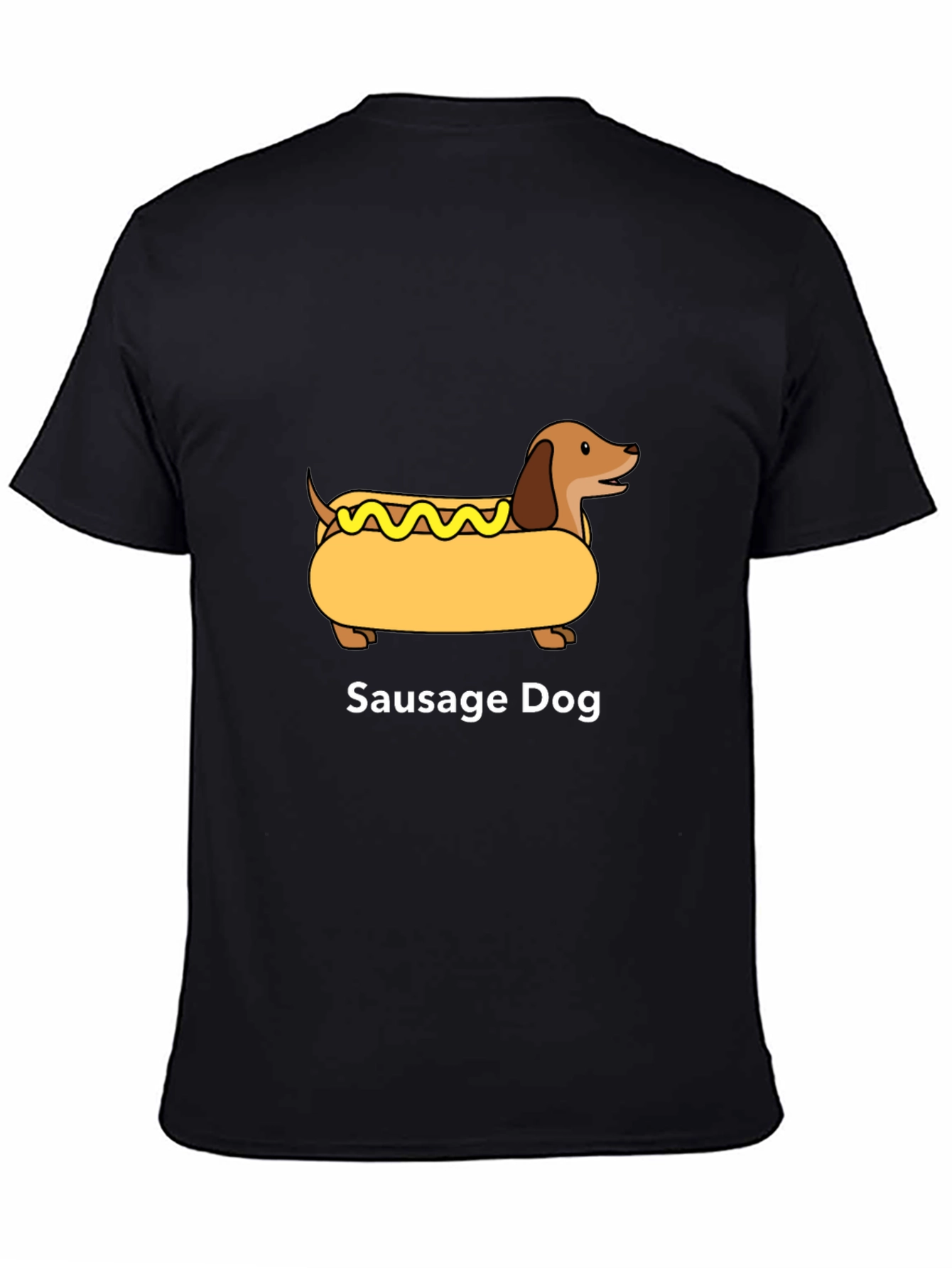 Sausage Dog Graphic T-Shirt - Unisex Cotton Tee