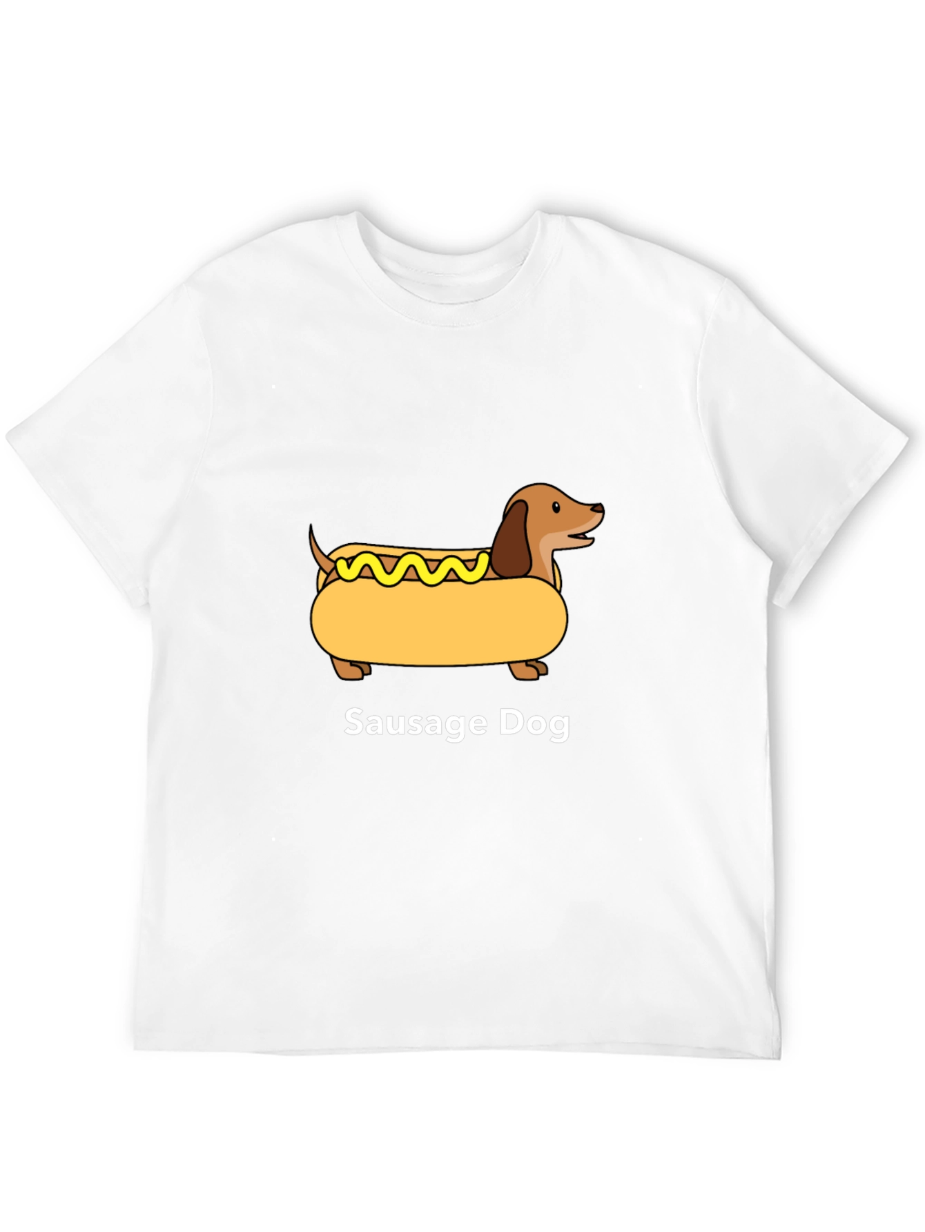 Sausage Dog Graphic T-Shirt - Unisex Cotton Tee