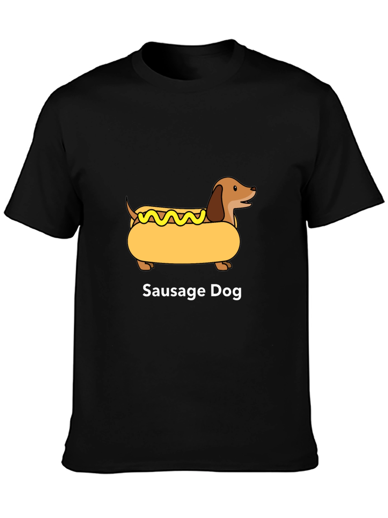 Sausage Dog Graphic T-Shirt - Unisex Cotton Tee