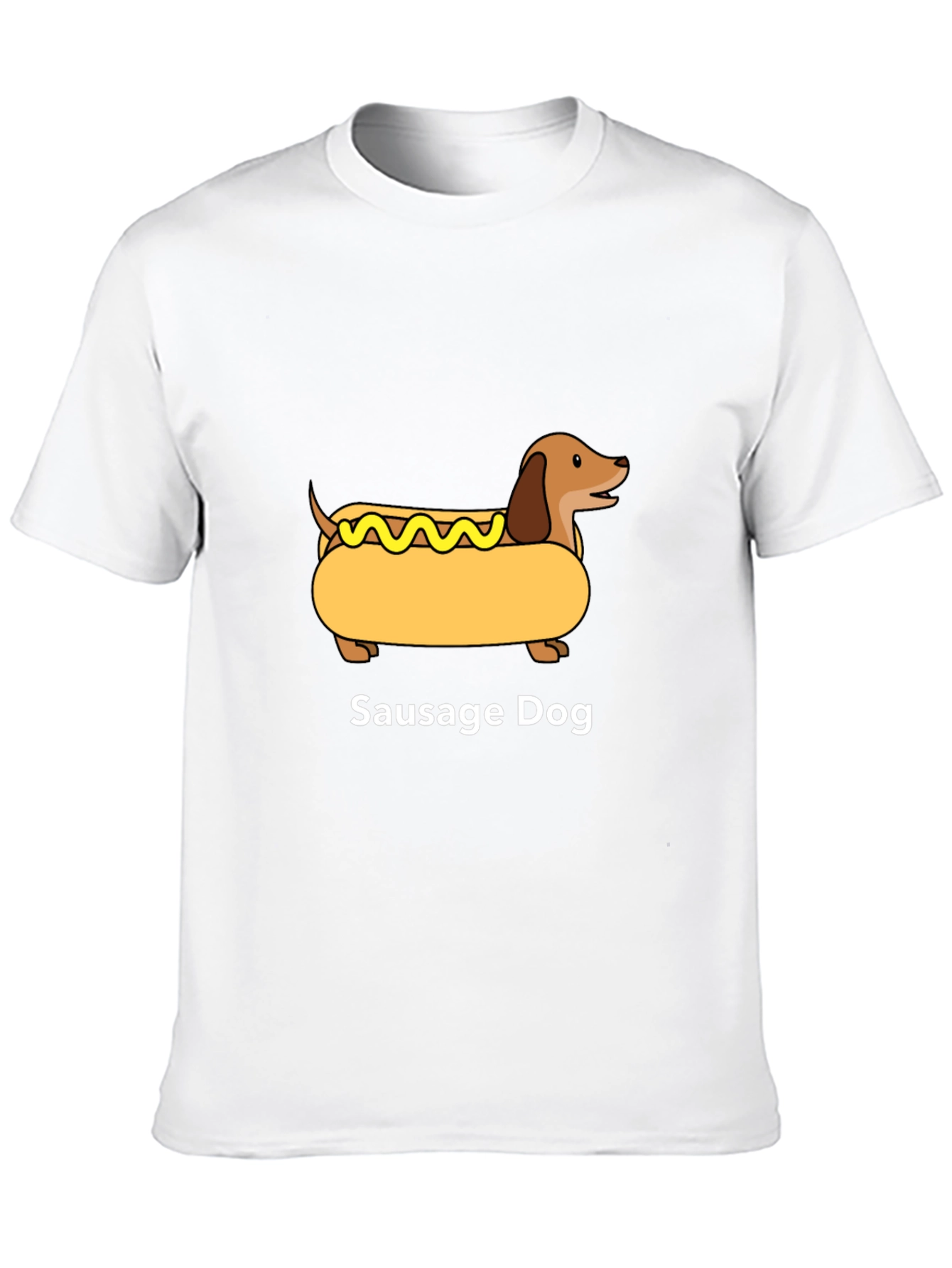 Sausage Dog Graphic T-Shirt - Unisex Cotton Tee