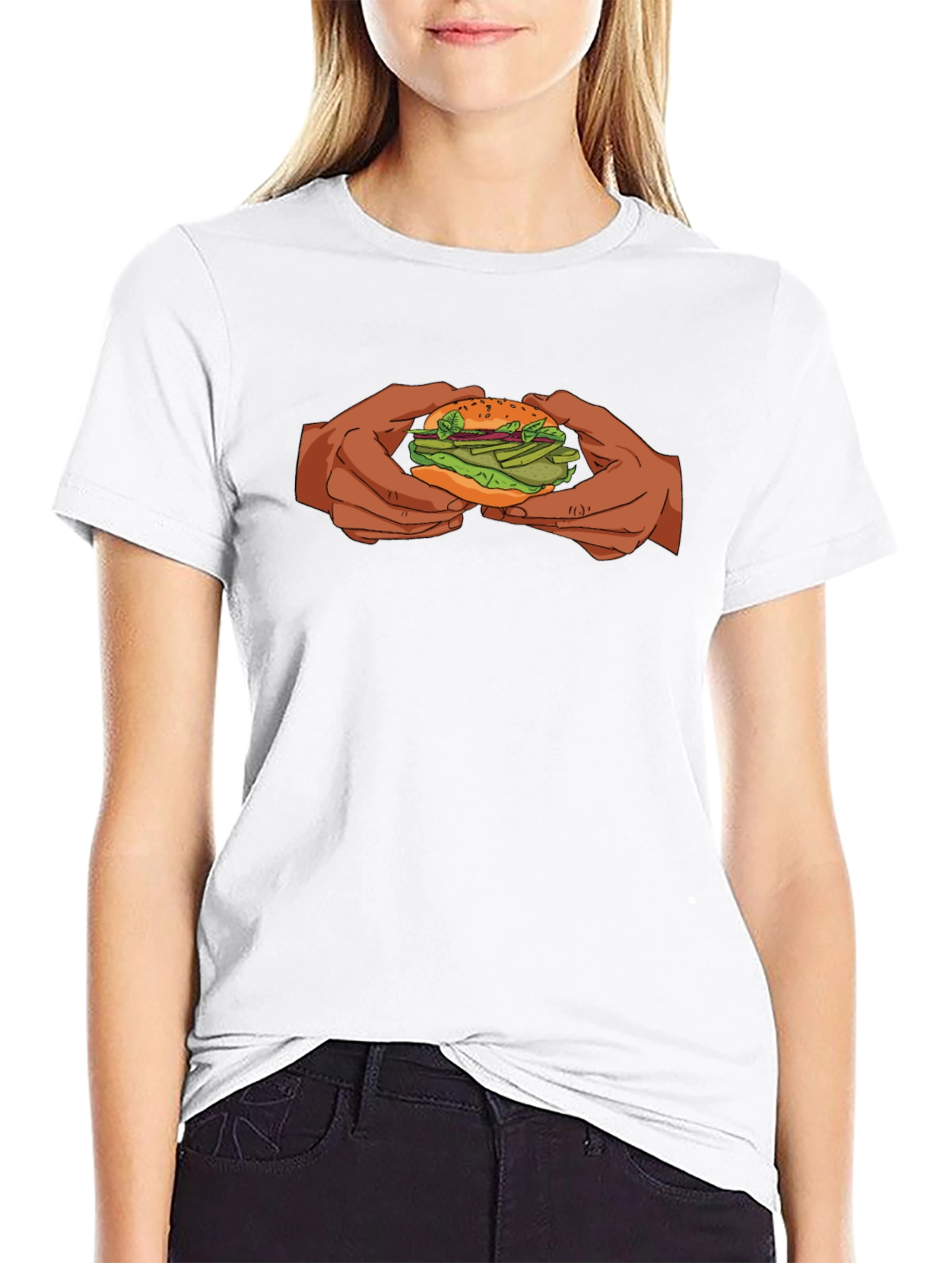 Burger Graphic Tee - Comfort and Style