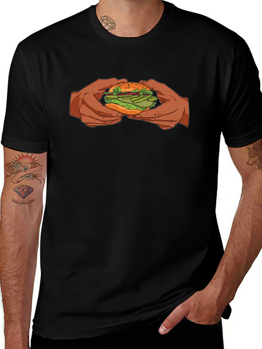 Burger Graphic Tee - Comfort and Style