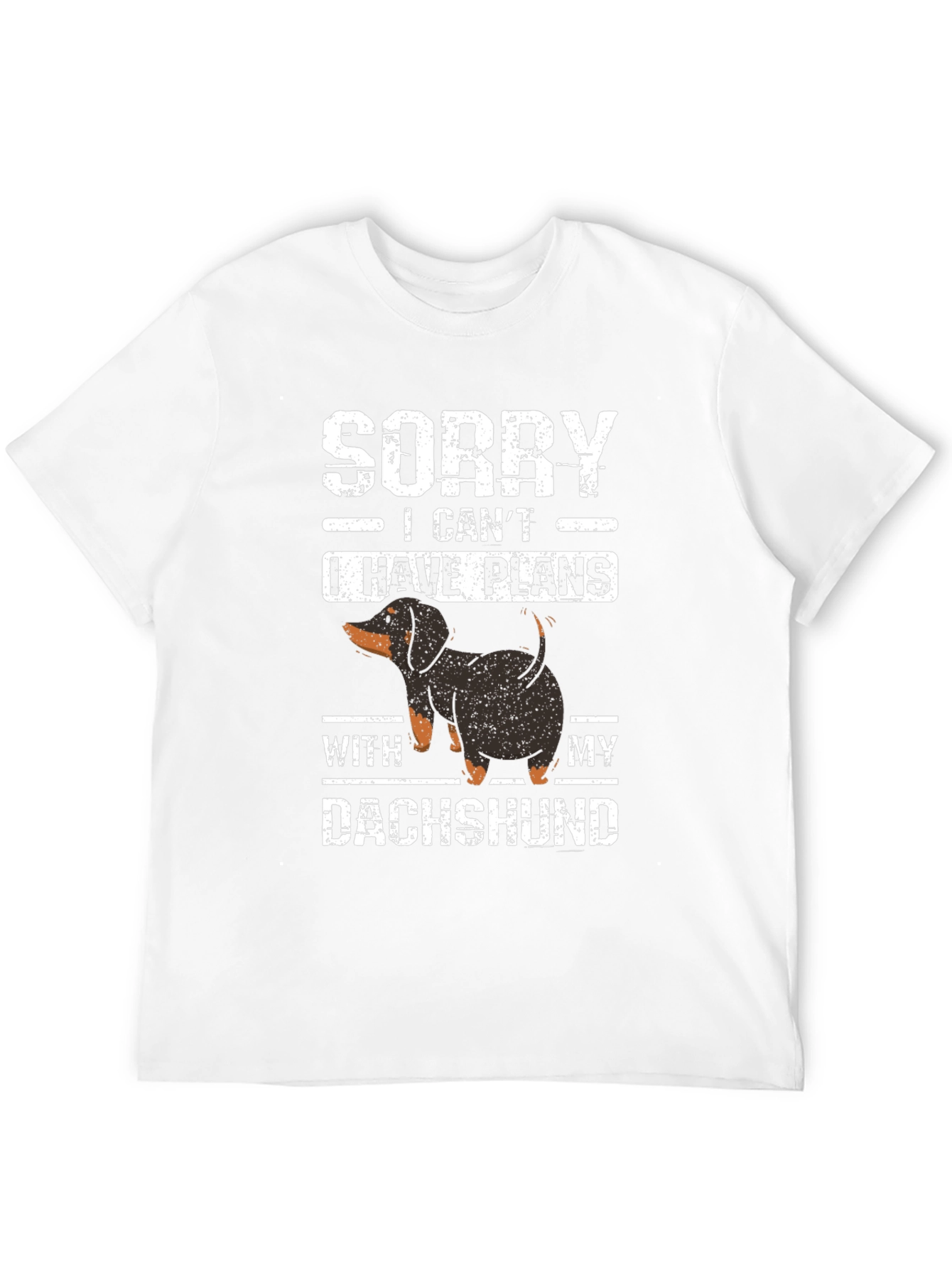 Dachshund Plans T-Shirt Funny Dog Lover Tee
