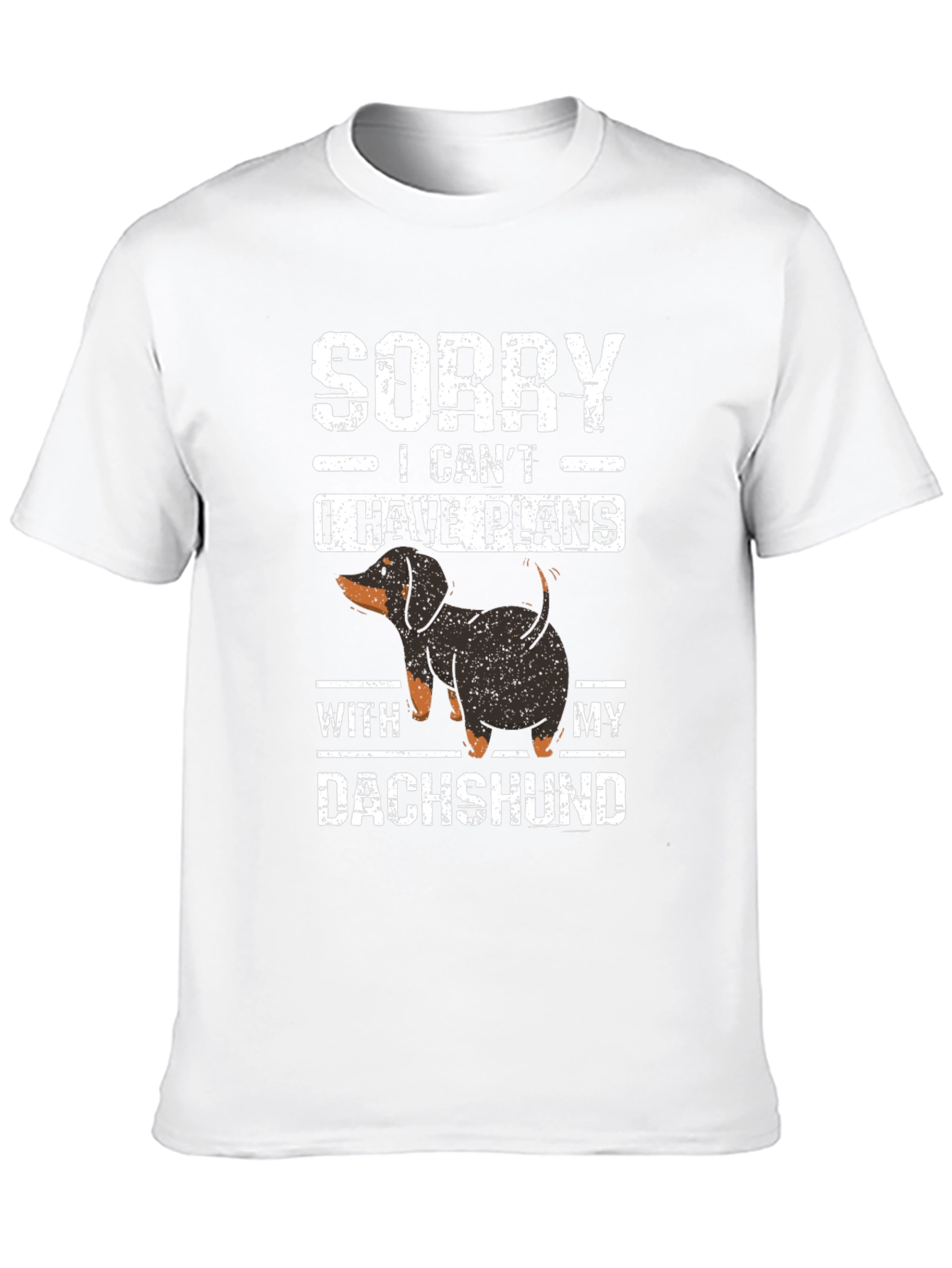 Dachshund Plans T-Shirt Funny Dog Lover Tee