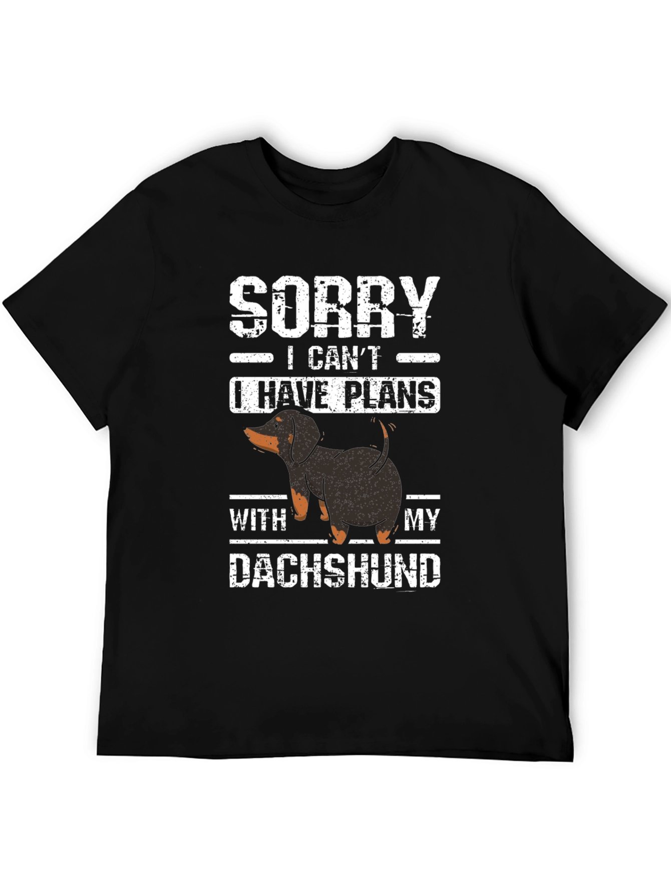 Dachshund Plans T-Shirt Funny Dog Lover Tee