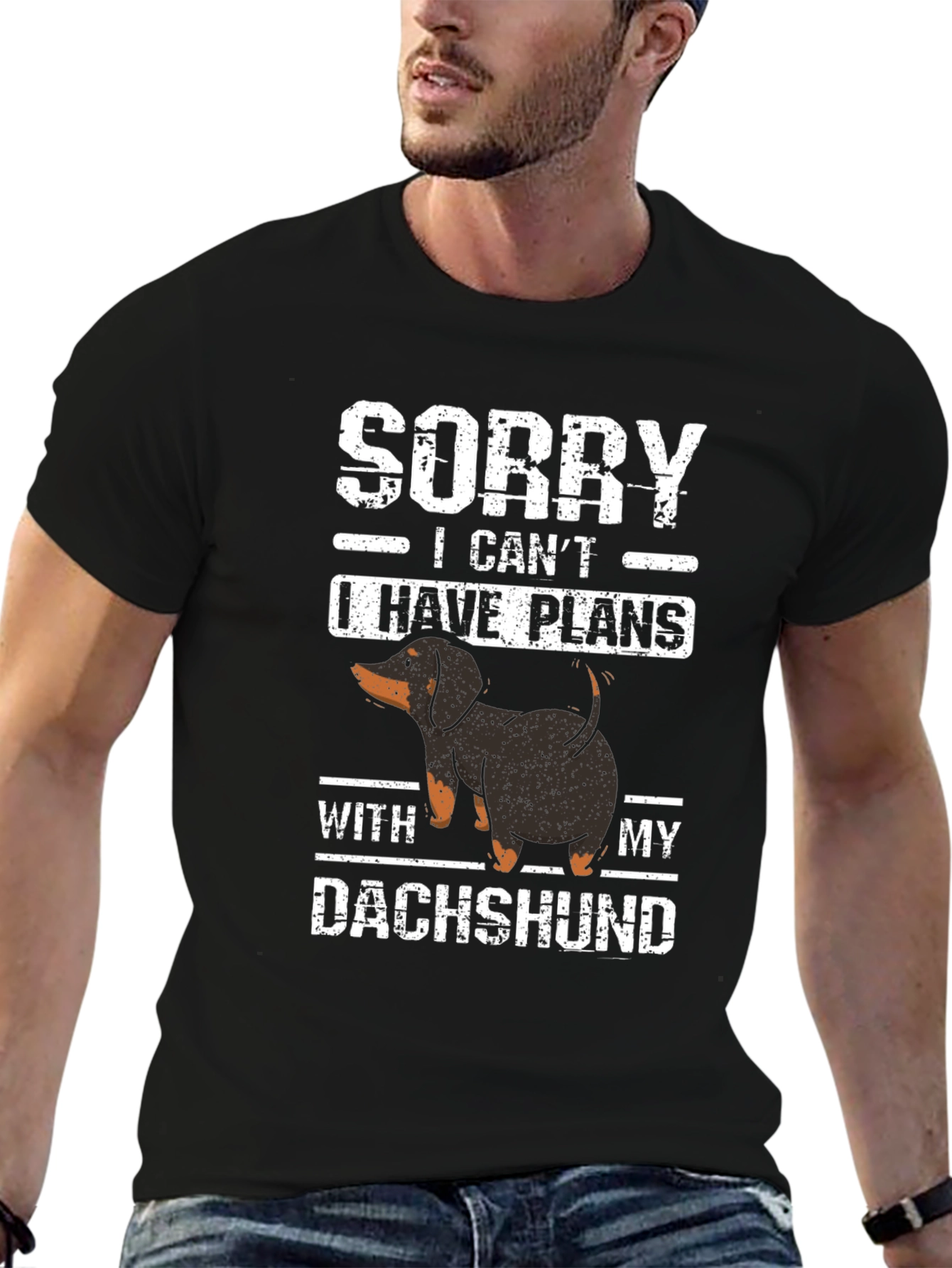 Dachshund Plans T-Shirt Funny Dog Lover Tee