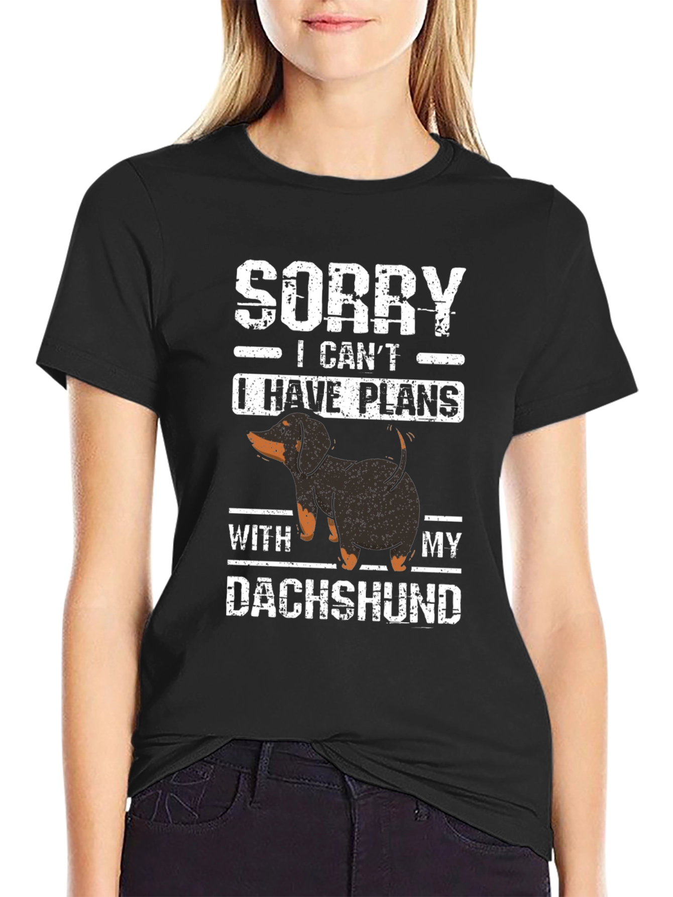 Dachshund Plans T-Shirt Funny Dog Lover Tee