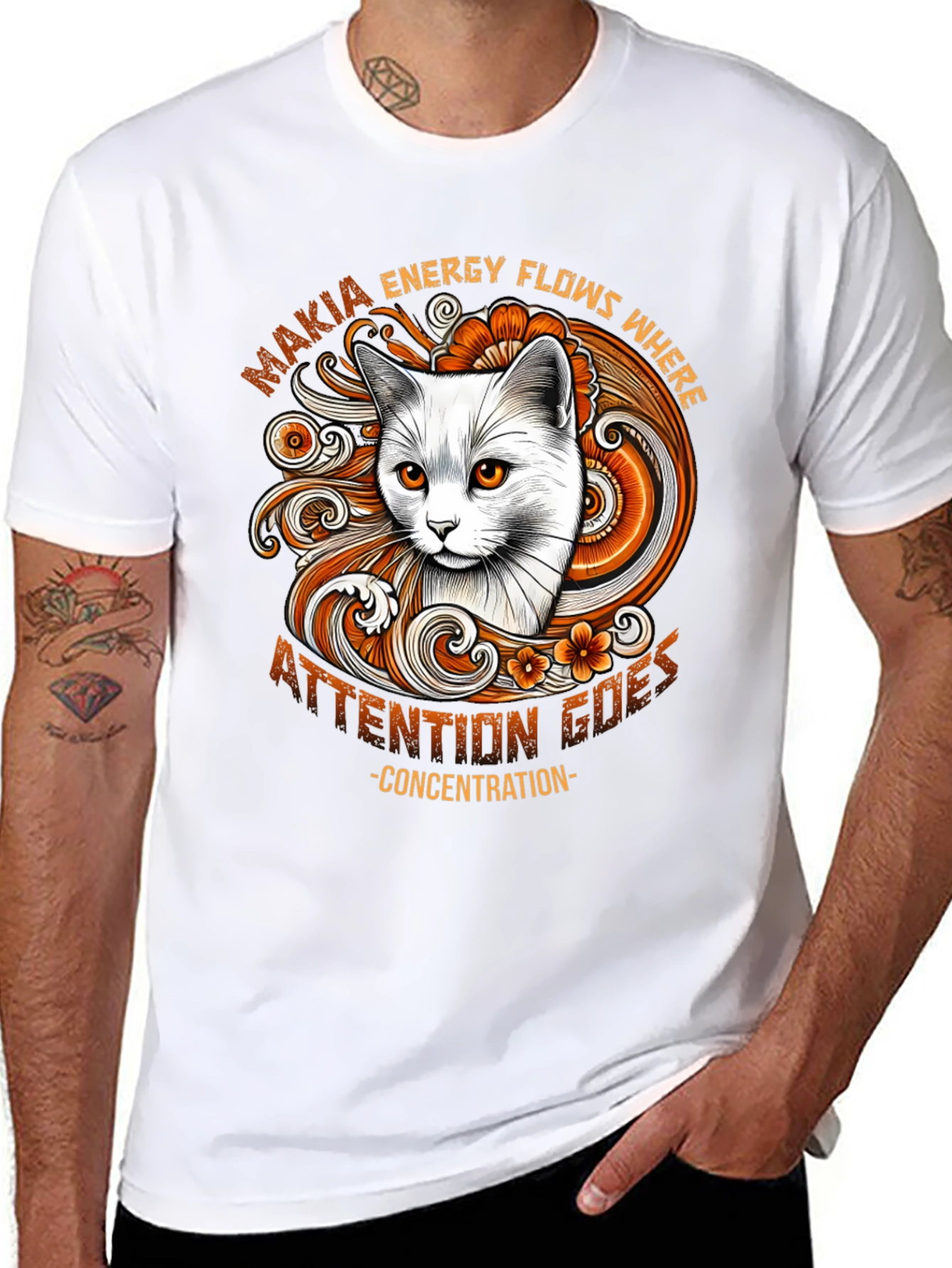 Cat Energy Flows T-Shirt