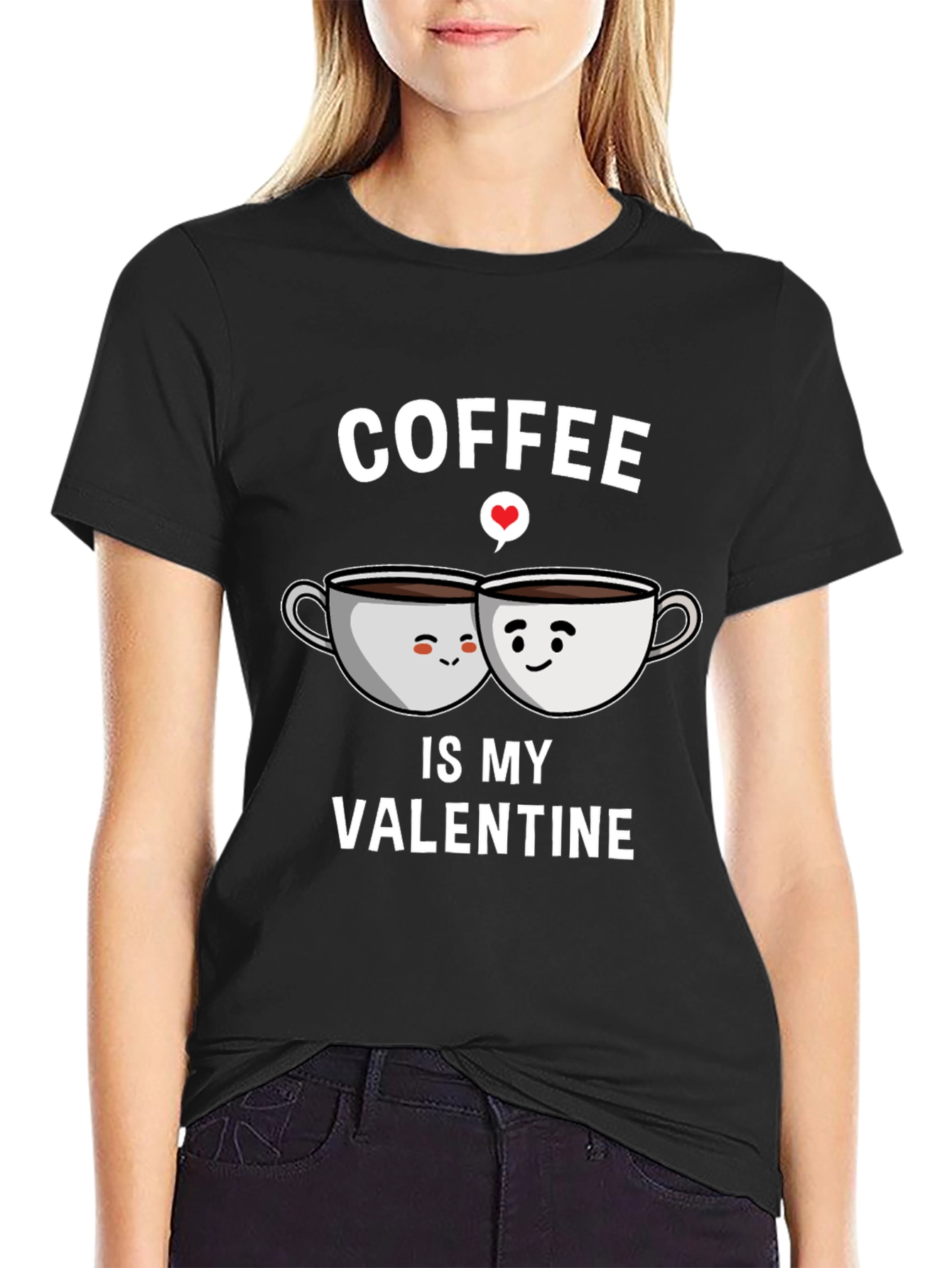 Coffee Is My Valentine Graphic Tee