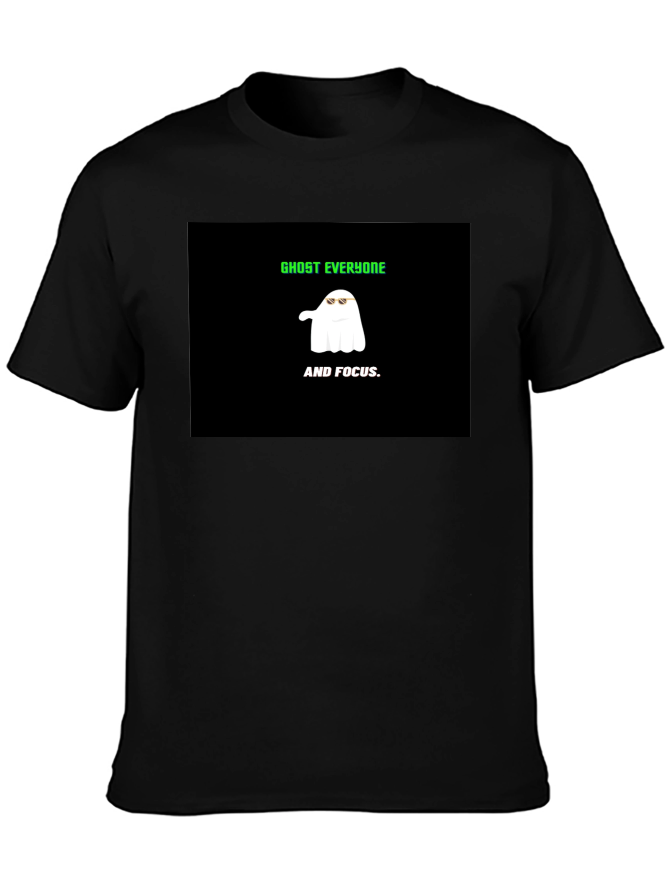 Ghost Everyone and Focus Graphic Tee
