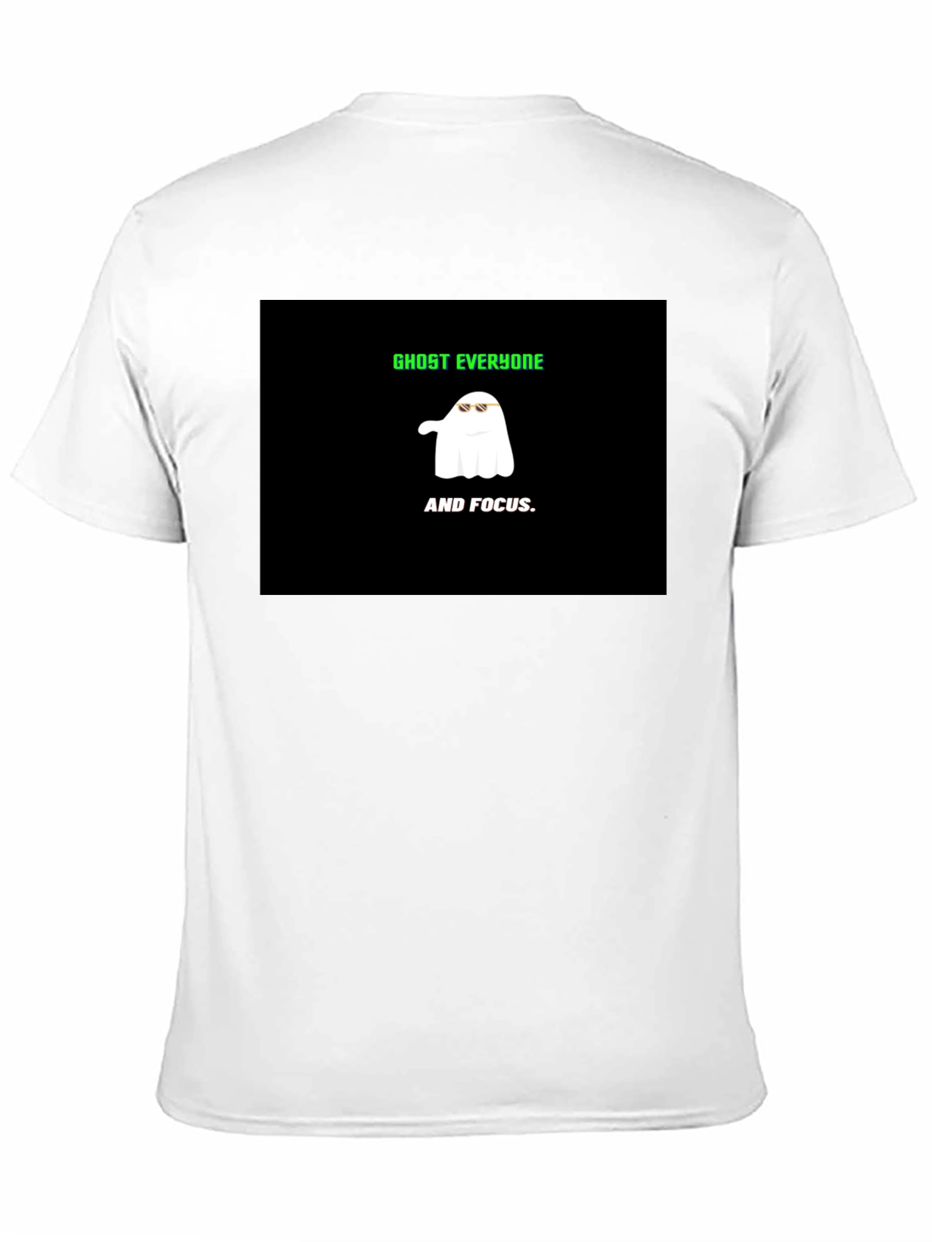 Ghost Everyone and Focus Graphic Tee