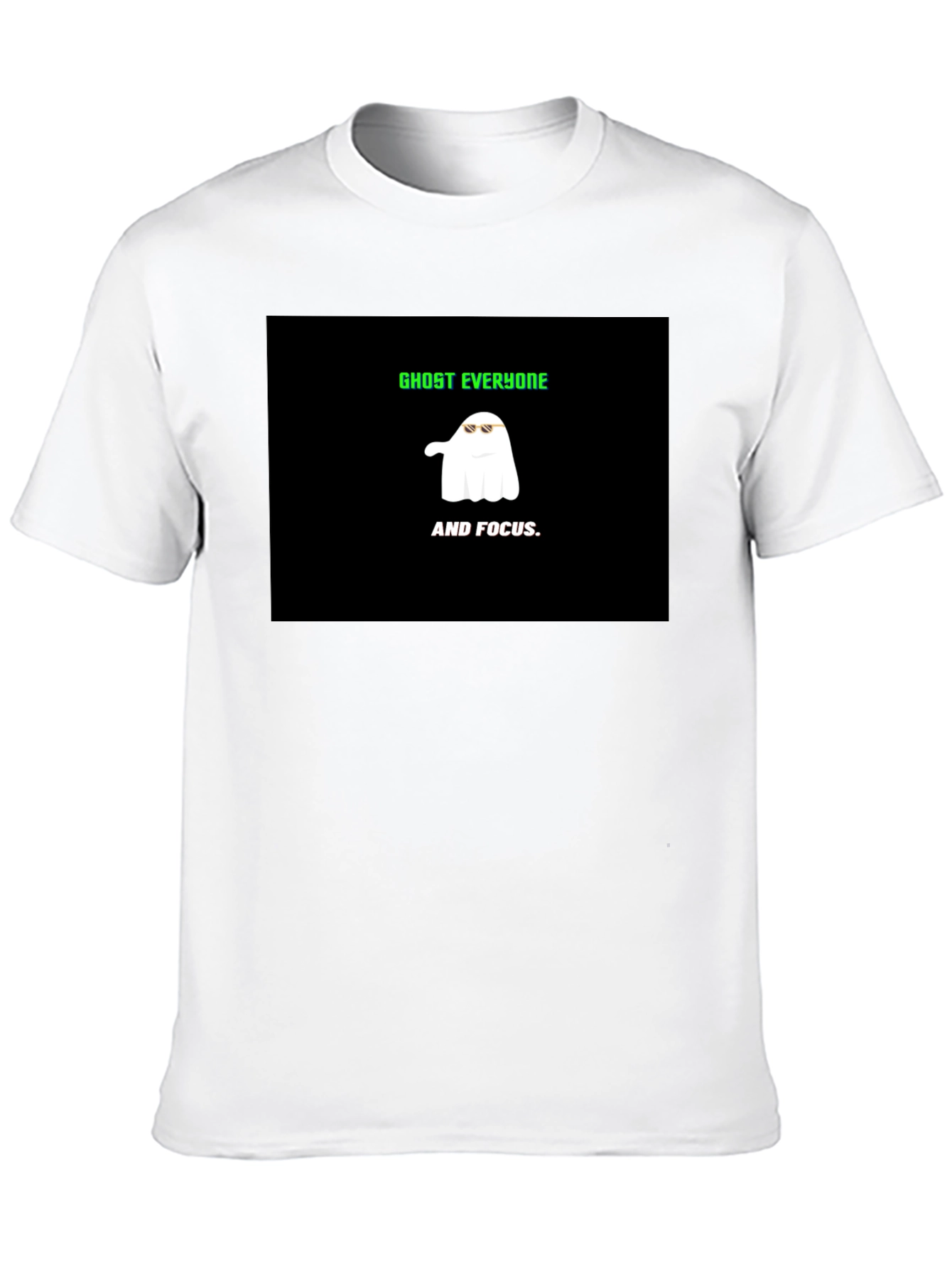 Ghost Everyone and Focus Graphic Tee
