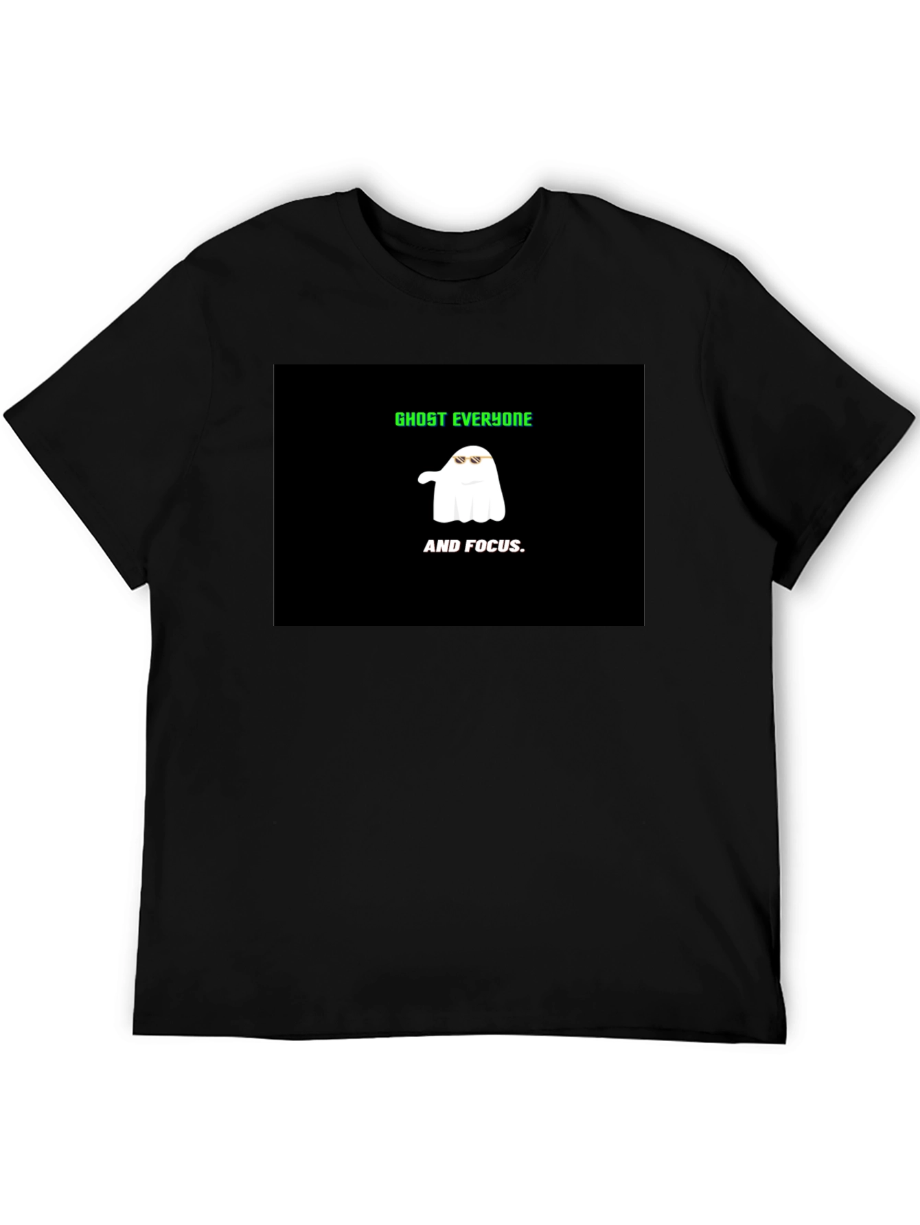 Ghost Everyone and Focus Graphic Tee