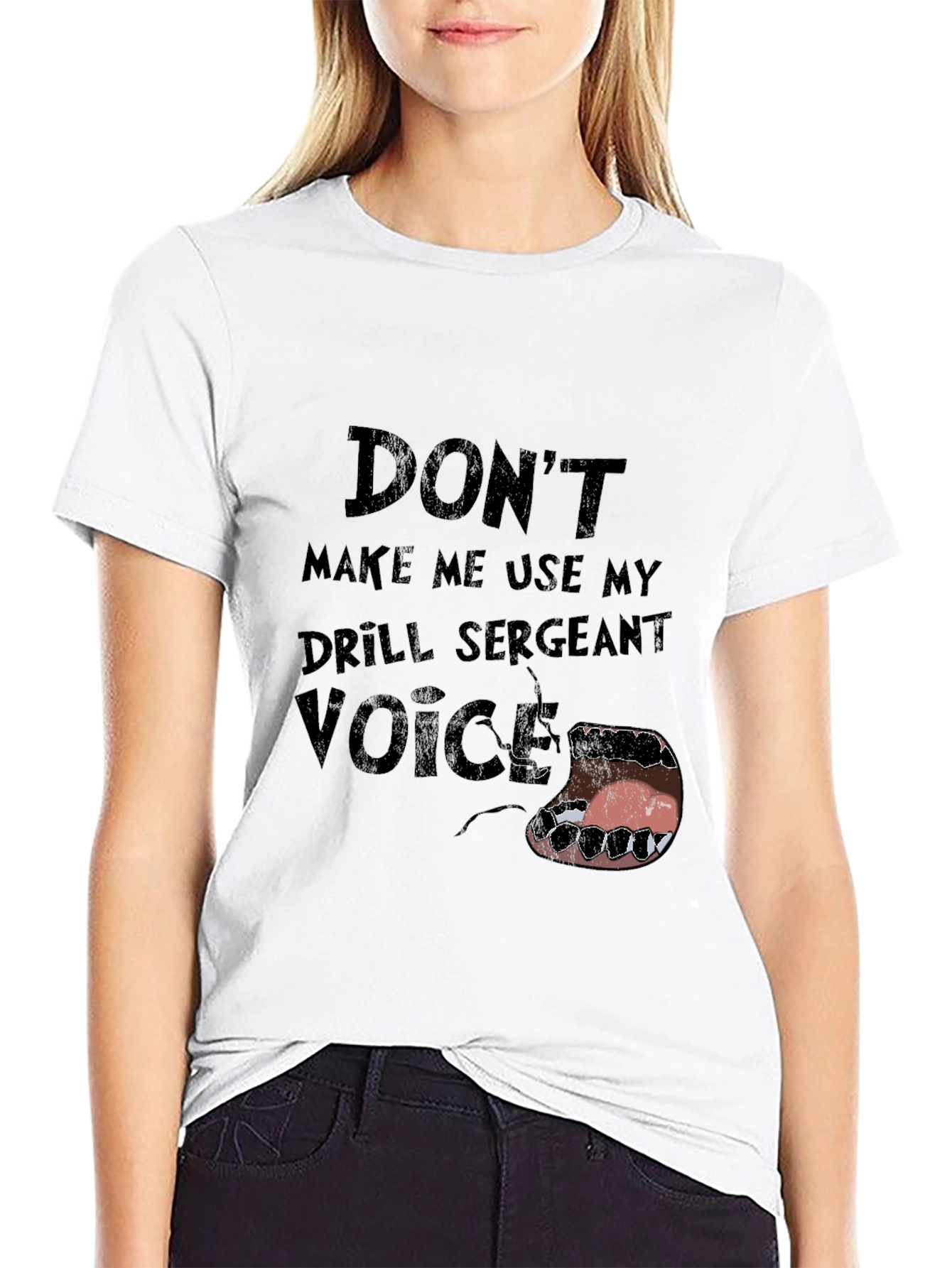 Drill Sergeant Voice Graphic Tee