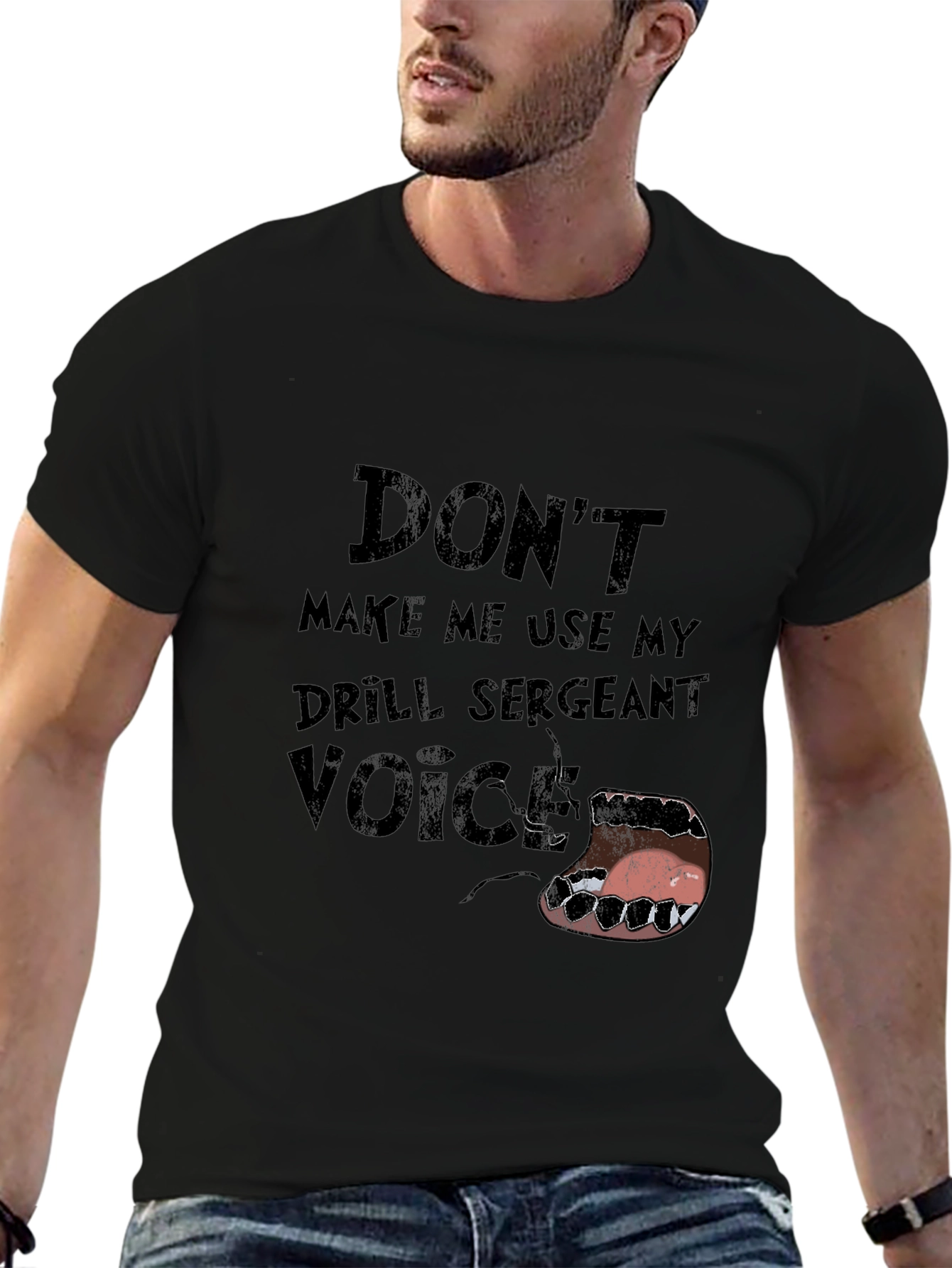 Drill Sergeant Voice Graphic Tee
