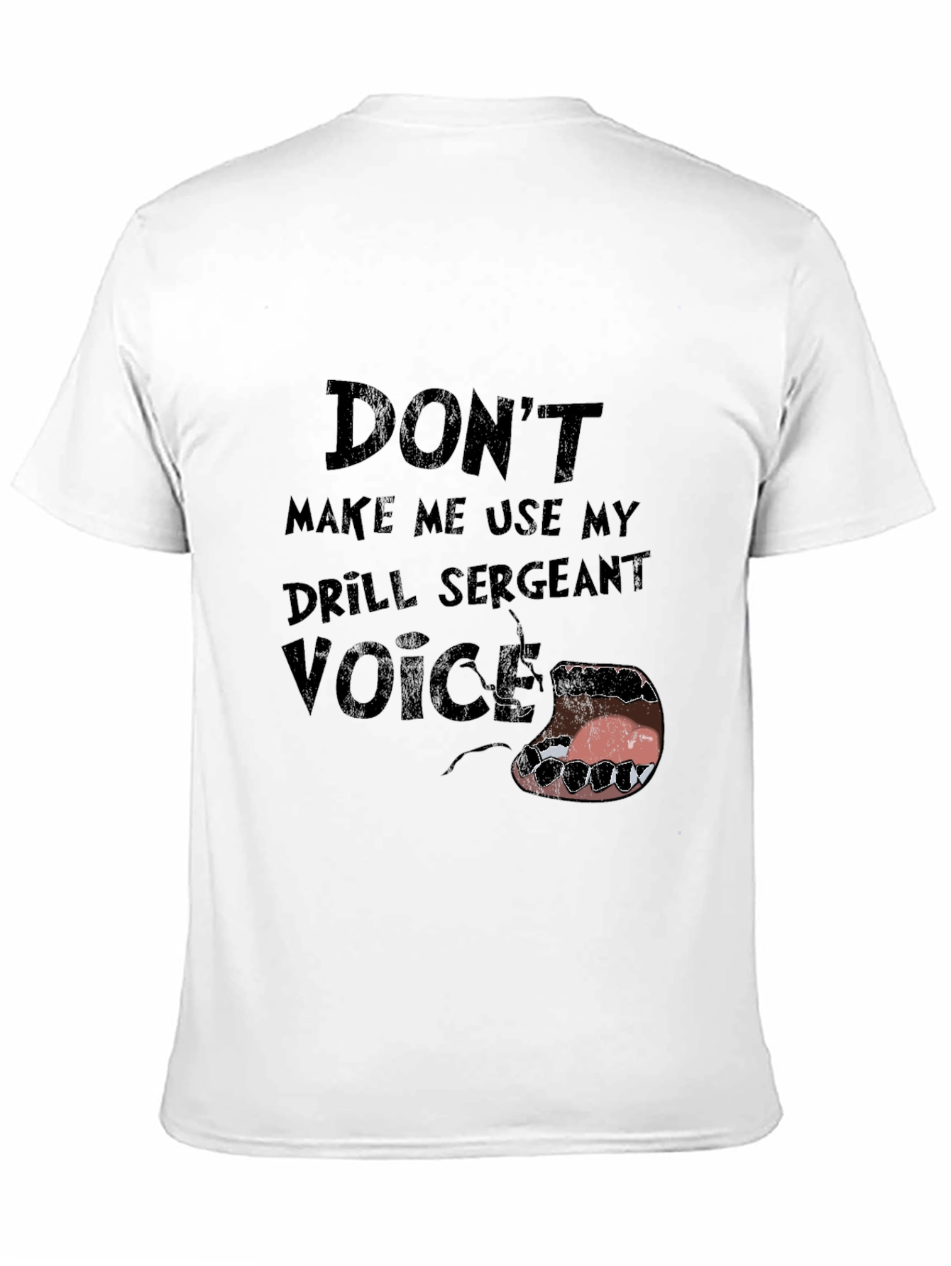Drill Sergeant Voice Graphic Tee