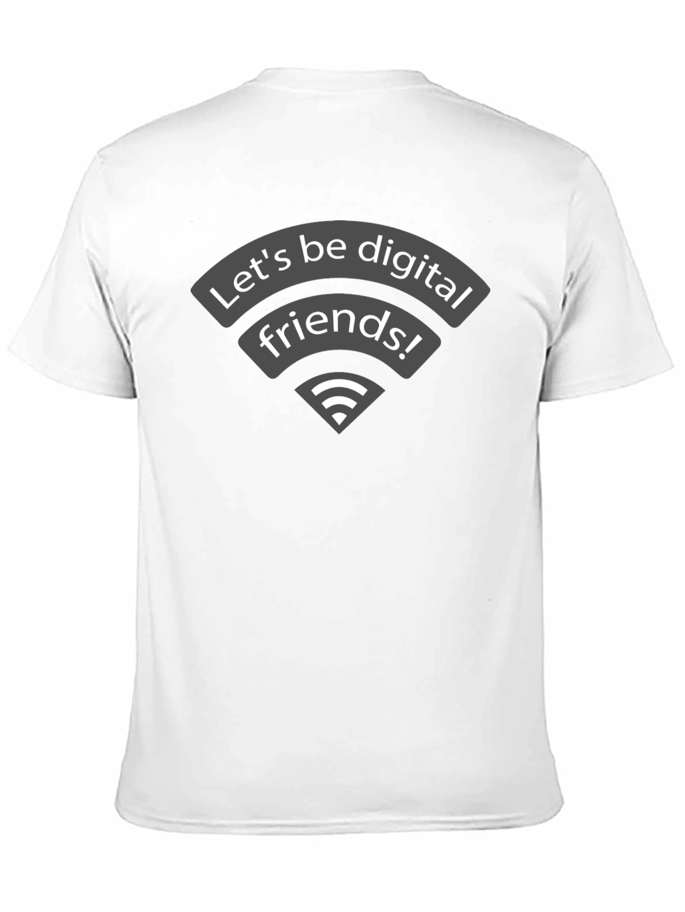 Digital Friends Graphic Tee - Black T-Shirt