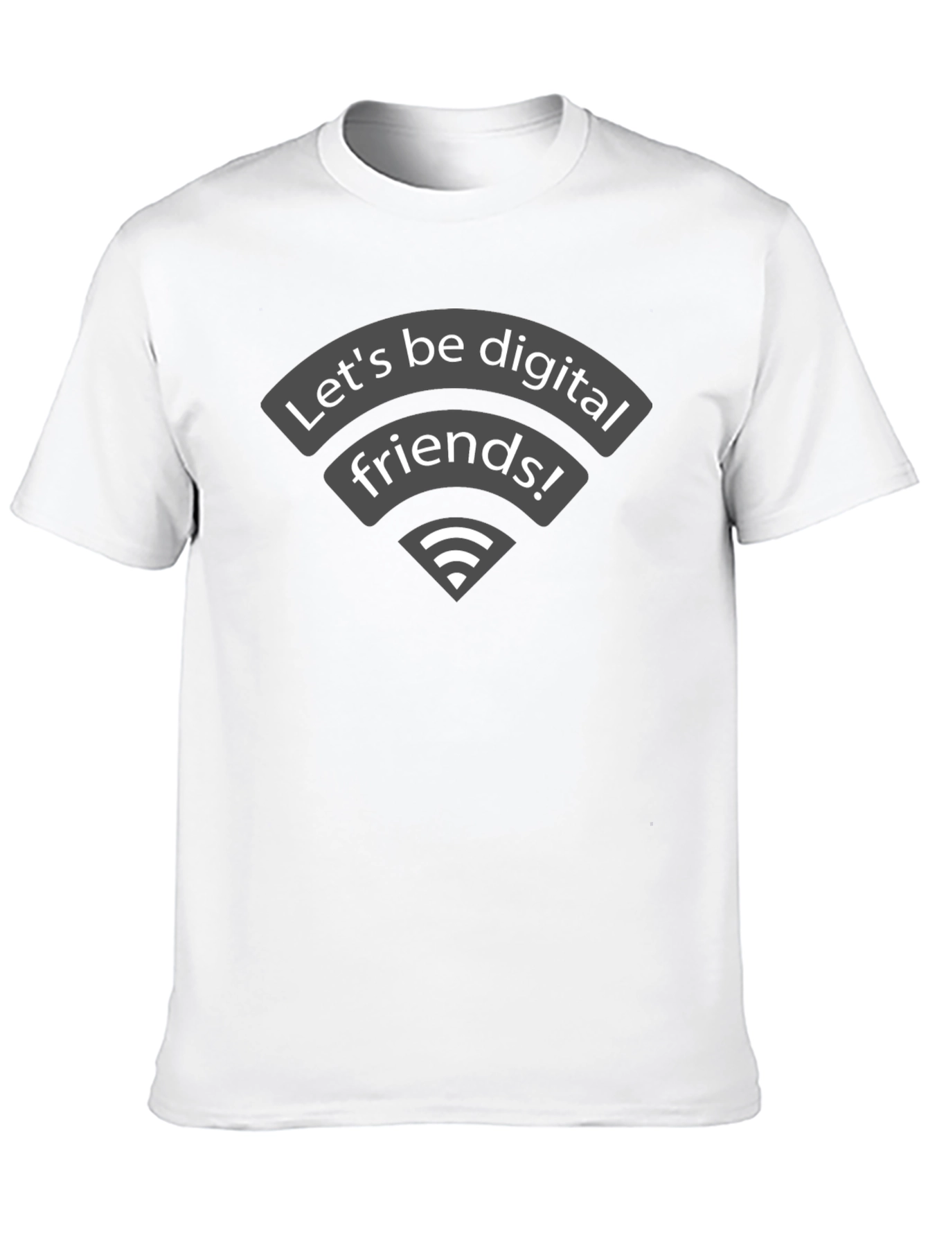 Digital Friends Graphic Tee - Black T-Shirt