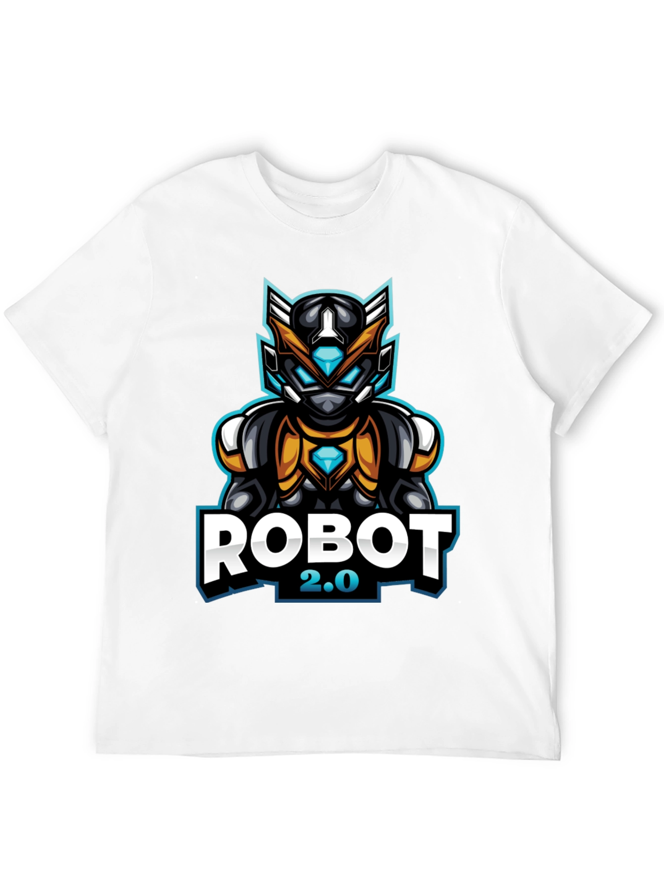 Robot 2.0 Graphic Tee - Cool Sci-Fi Design