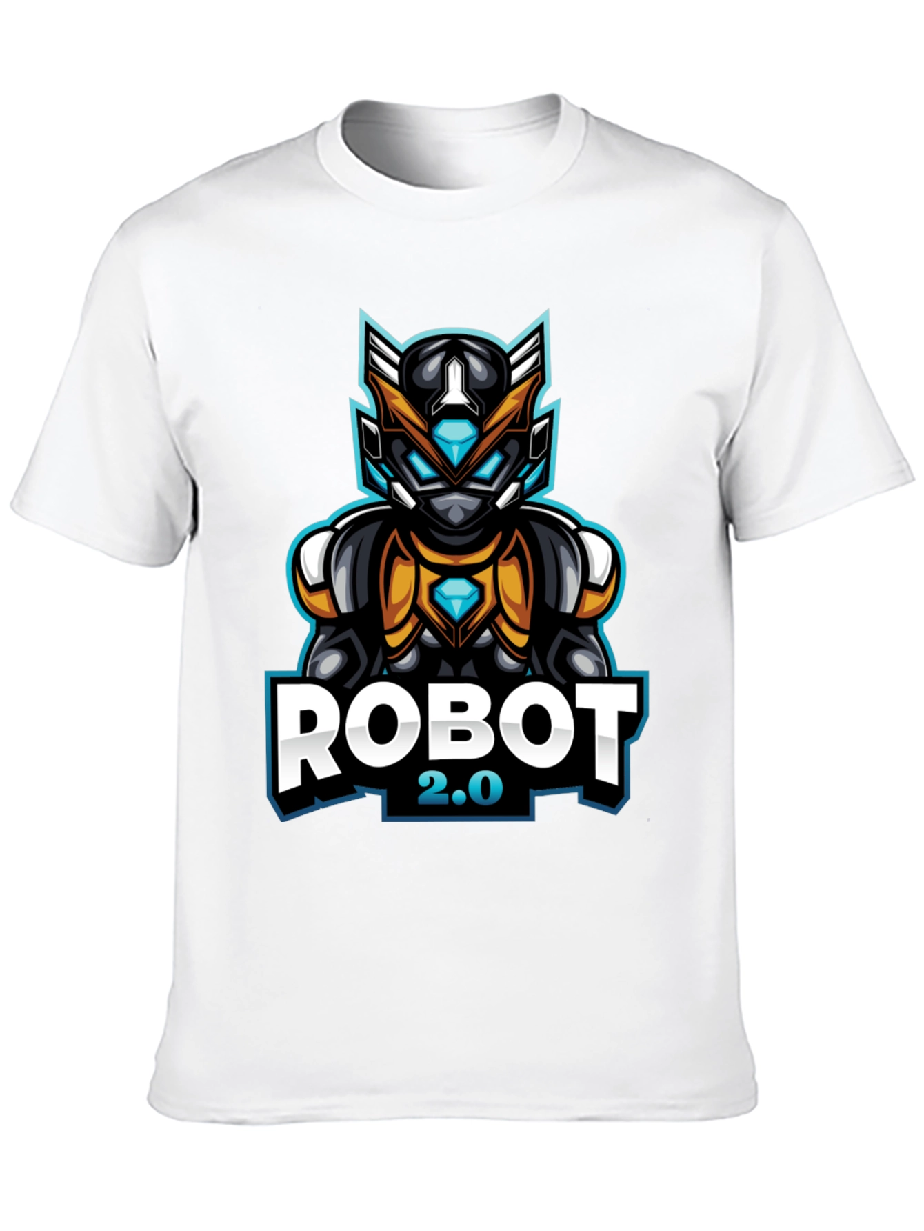 Robot 2.0 Graphic Tee - Cool Sci-Fi Design