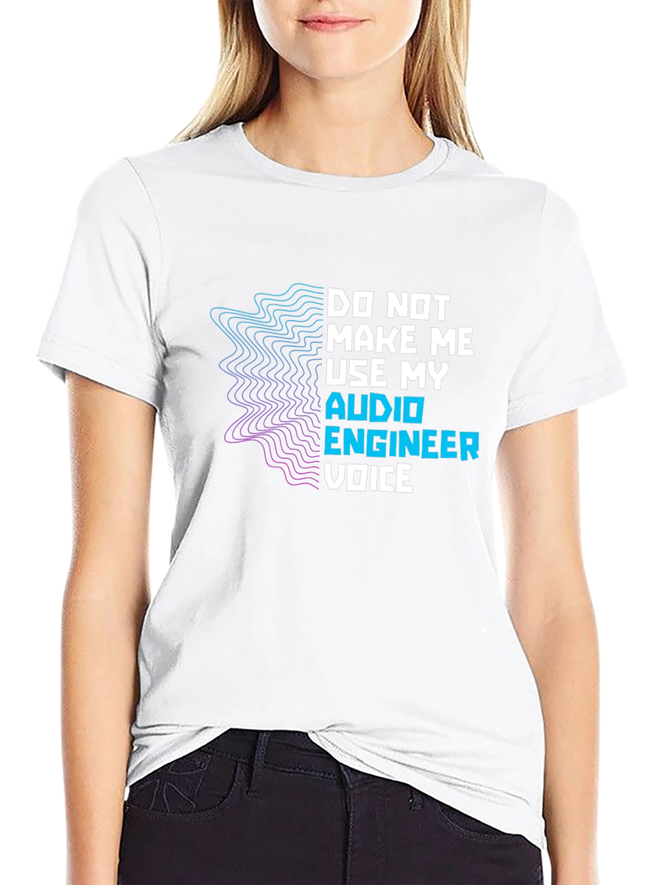 Audio Engineer Voice T-Shirt - Funny Musician Gift
