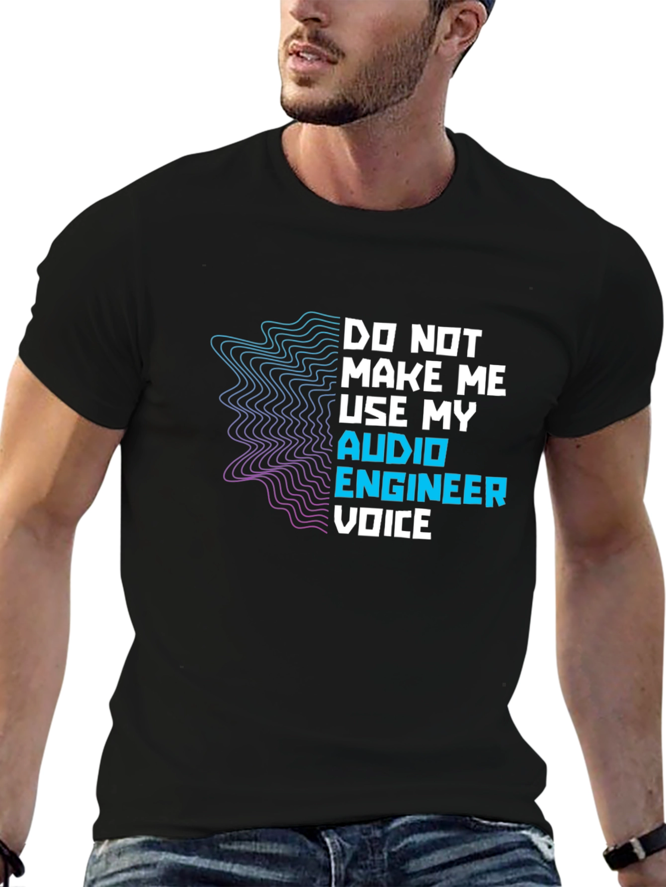 Audio Engineer Voice T-Shirt - Funny Musician Gift