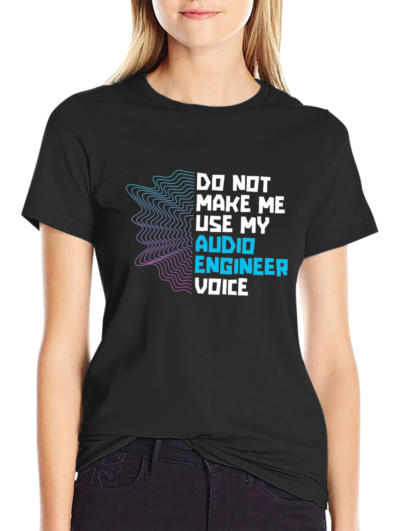 Audio Engineer Voice T-Shirt - Funny Musician Gift