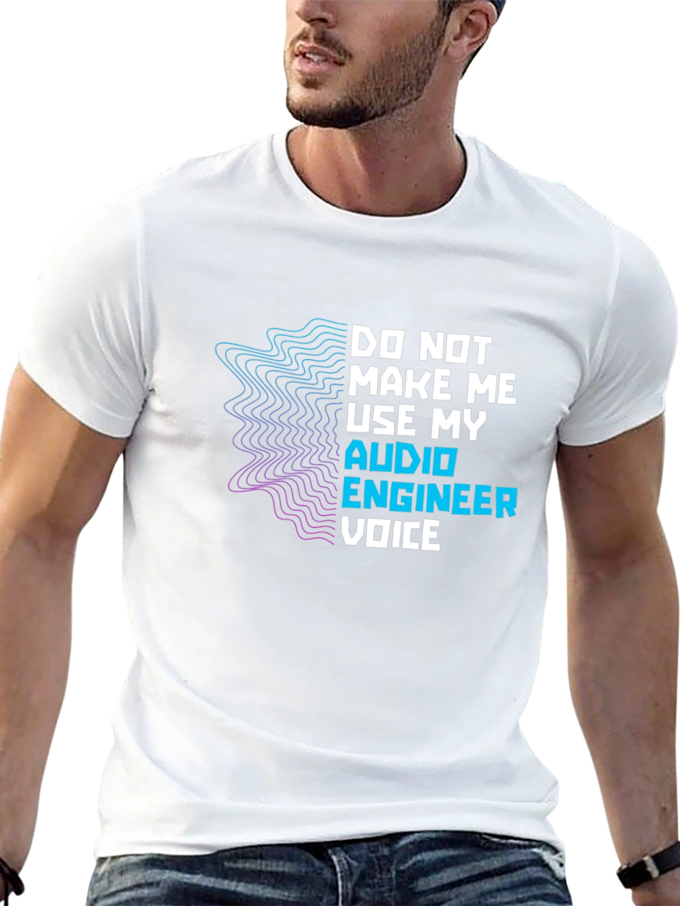 Audio Engineer Voice T-Shirt - Funny Musician Gift