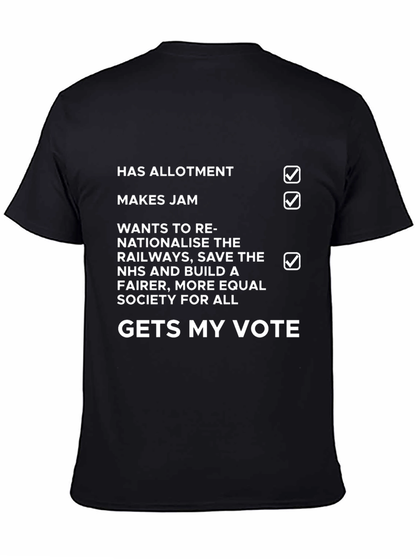 Allotment Jam NHS Vote T-Shirt