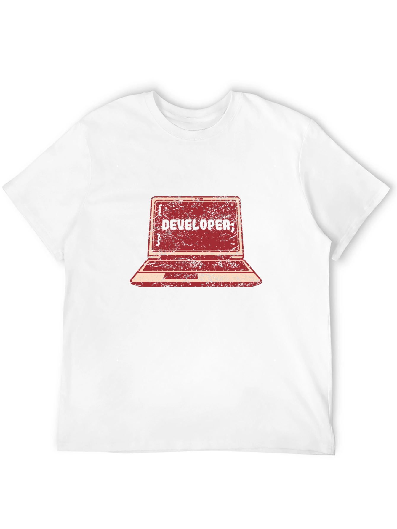 Developer Laptop Graphic Tee - Black